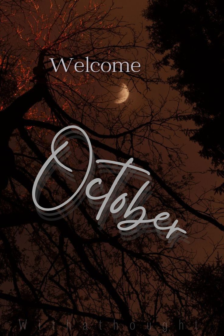 Spooky October Aesthetic Wallpaper
