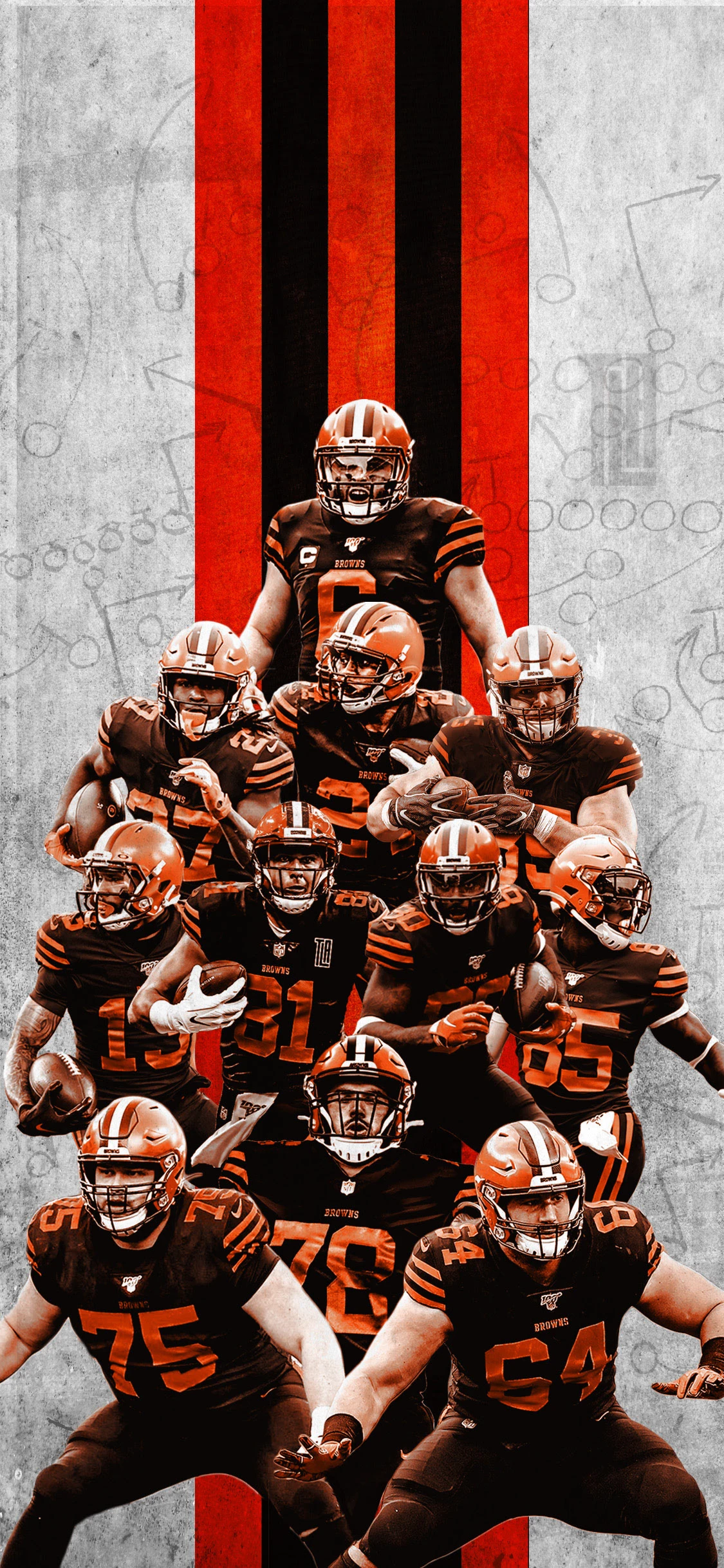 Cleveland browns IPhone Wallpaper - Behance