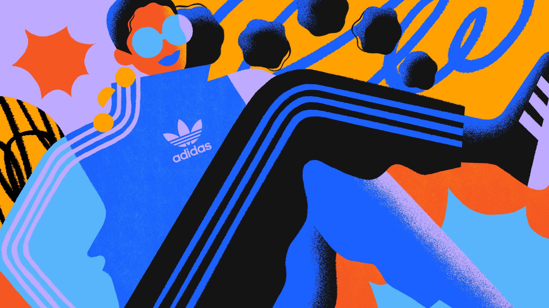 sabrena khadija⁷! tapped a few artists to create some virtual call wallpaper for y'all and here's mine! Honestly loved how this came out