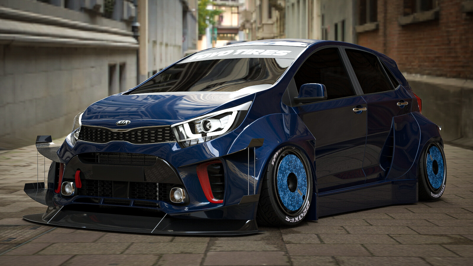 Kia Morning / Picanto Wide Bodykit Custom Design