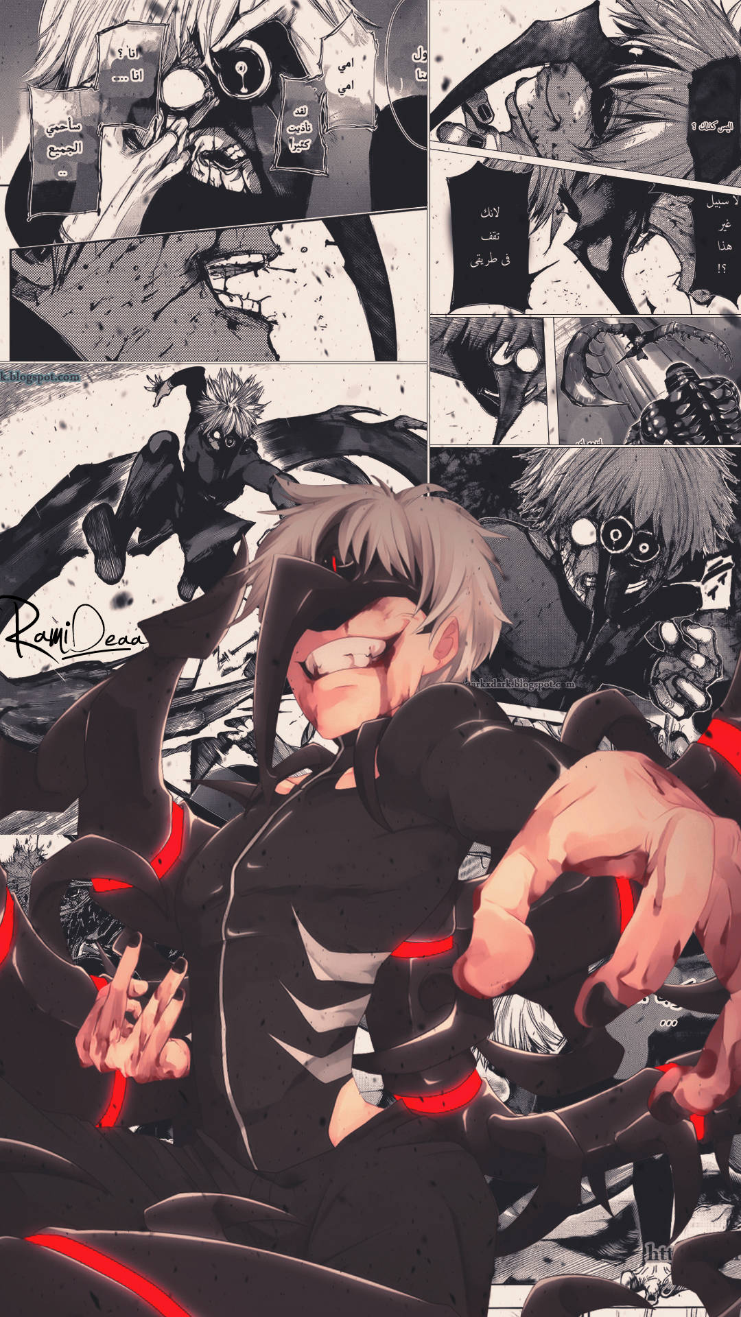 Download Life must go on, even in Tokyo Ghoul Aesthetic Wallpaper