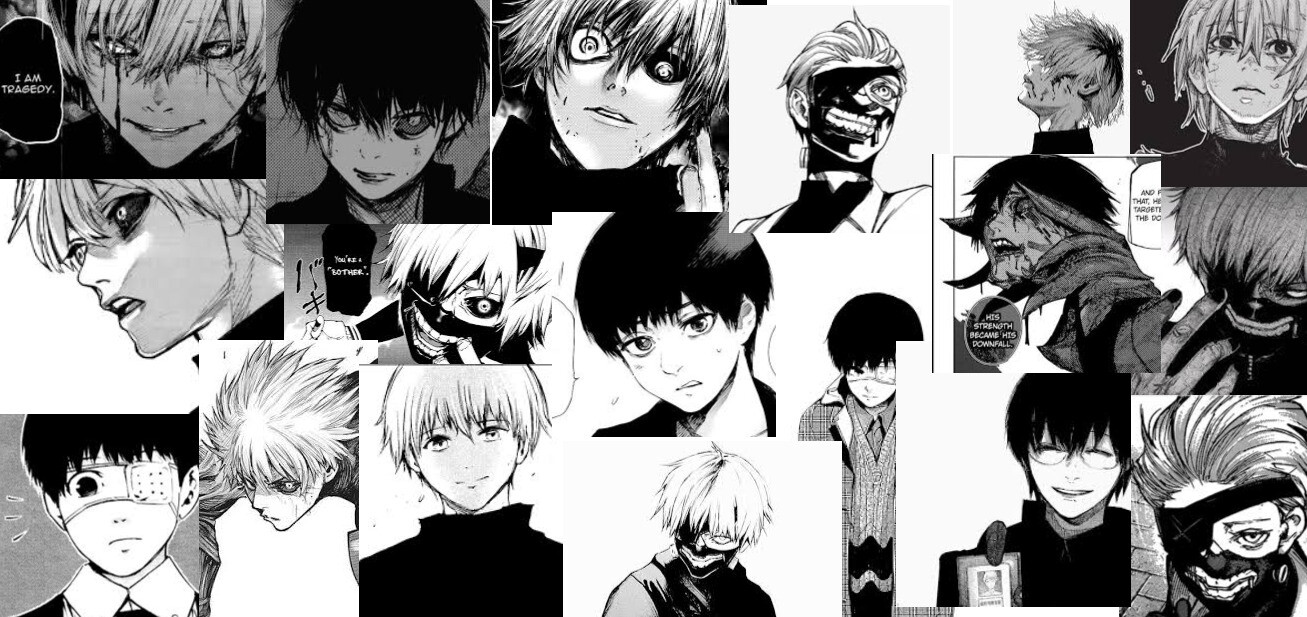 Kaneki Manga Panels