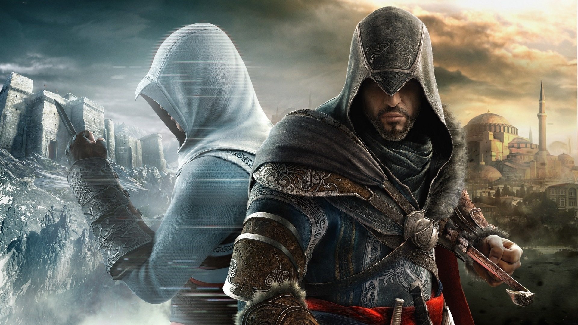 Download Assassin's Creed: Revelations Ezio (Assassin's Creed) Altaïr Ibn La'Ahad Ubisoft HD Wallpaper