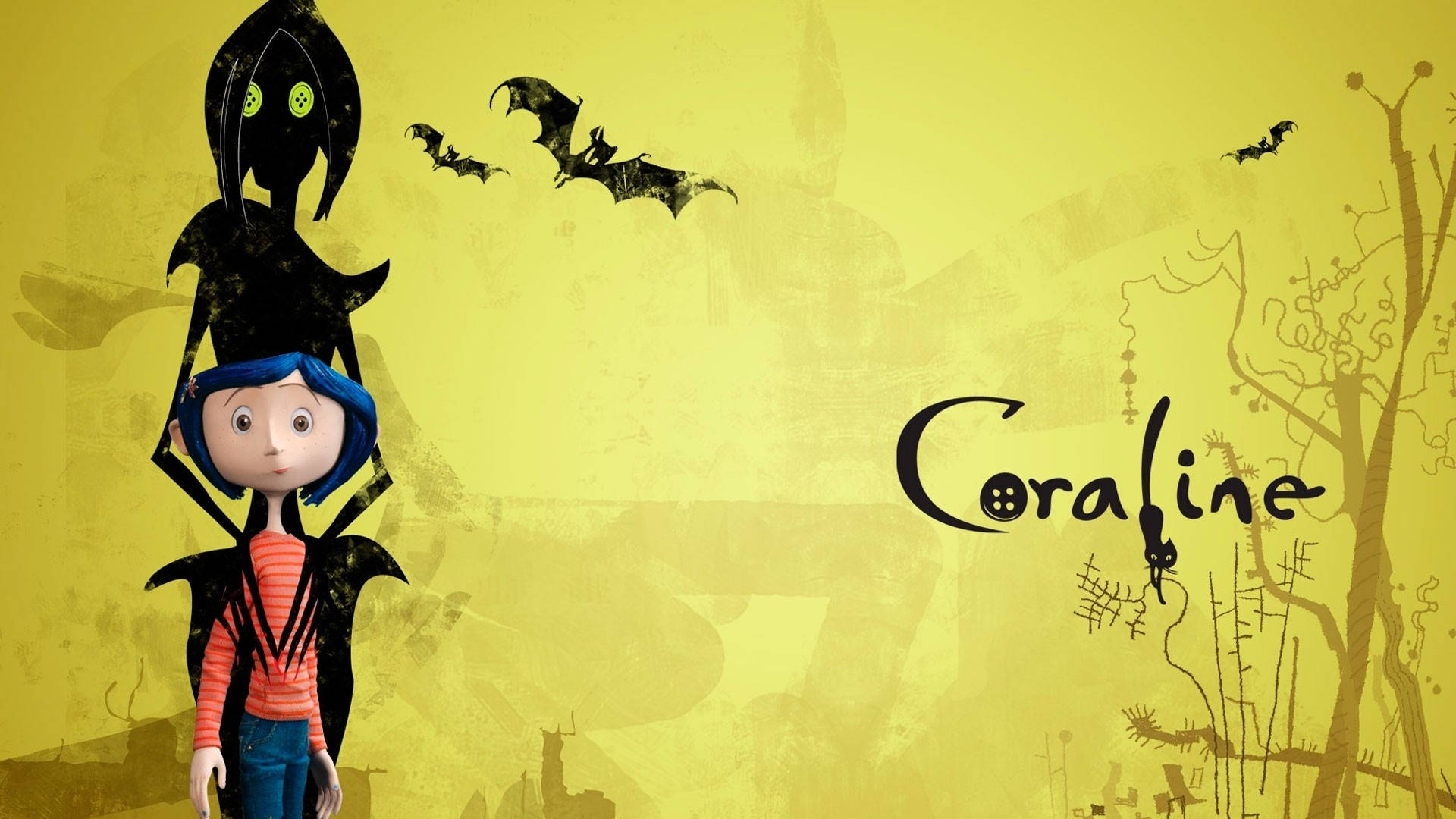 Download Coraline Other Mother Horror Cartoon Wallpaper