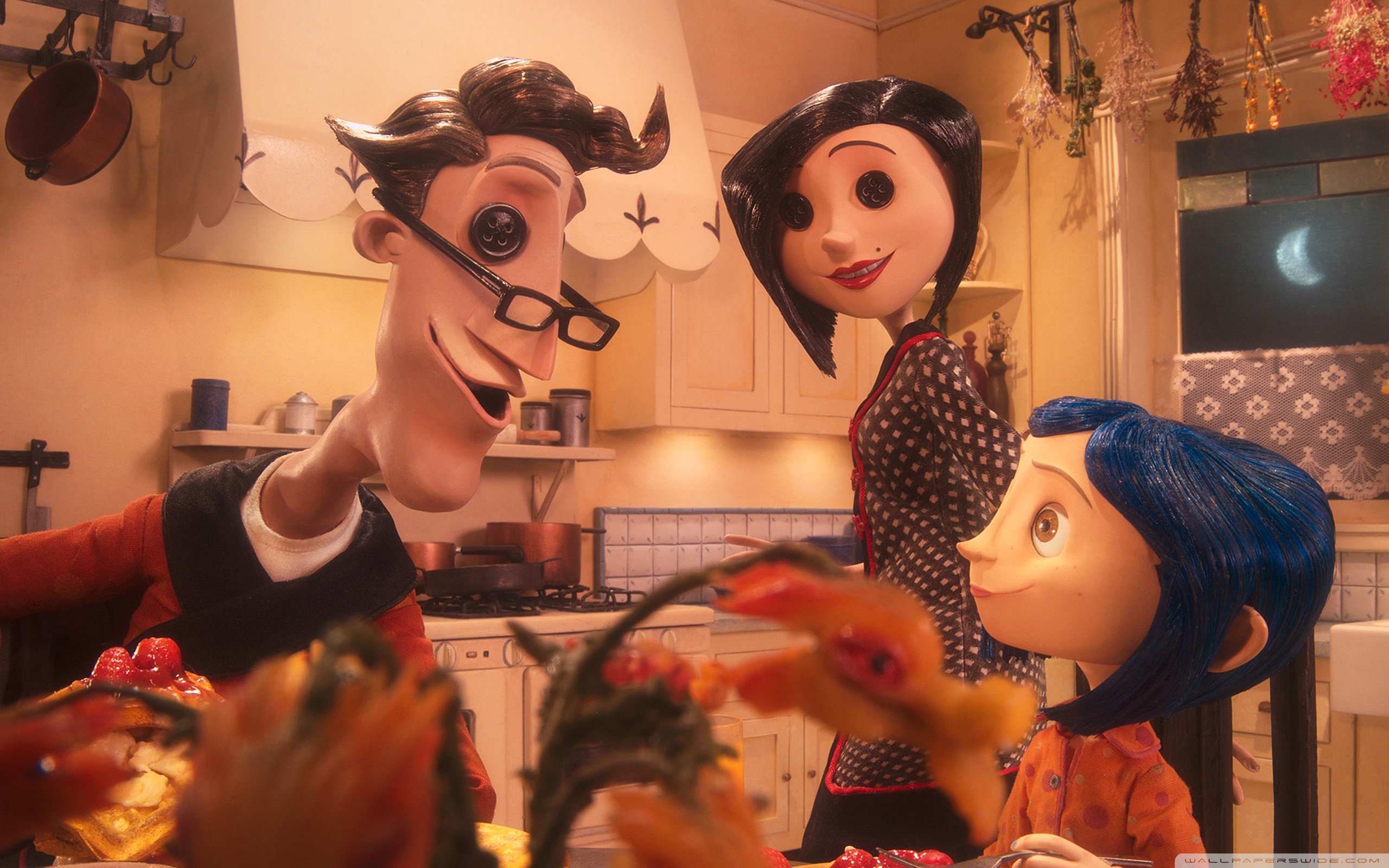 Other Father Other Mother And Coraline 4K UHD Wallpaper for UltraHD Desktop and TV, Widescreen and UltraWide Display, Smartphone and Tablet Devices