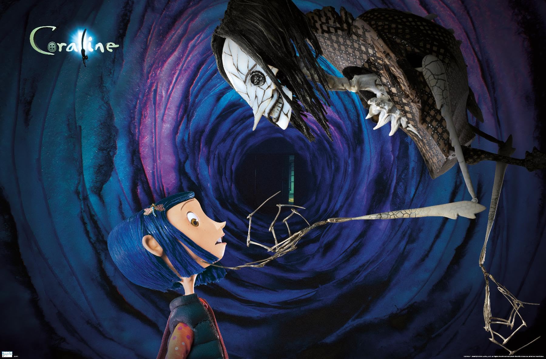 Trends International Coraline And The Beldam Wall Poster, 34L x 22.4W, Premium Unframed Version: Posters & Prints