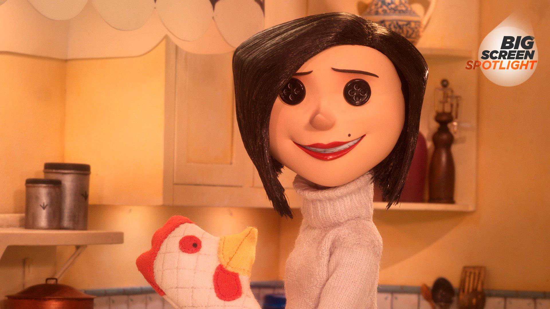 years later as Coraline is rereleased in theaters, director Henry Selick and star Teri Hatcher discuss what makes one of the scariest characters from my childhood so terrifying