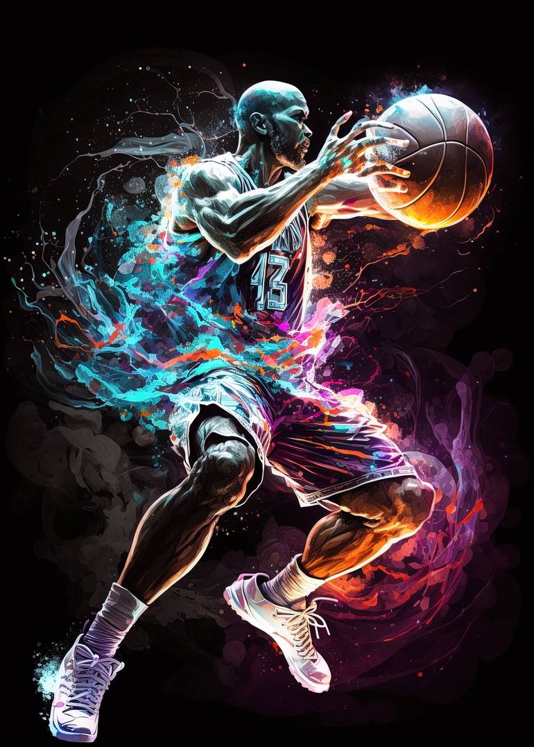 Future Dunk Digital by Ouail Abed. Saatchi Art Peru