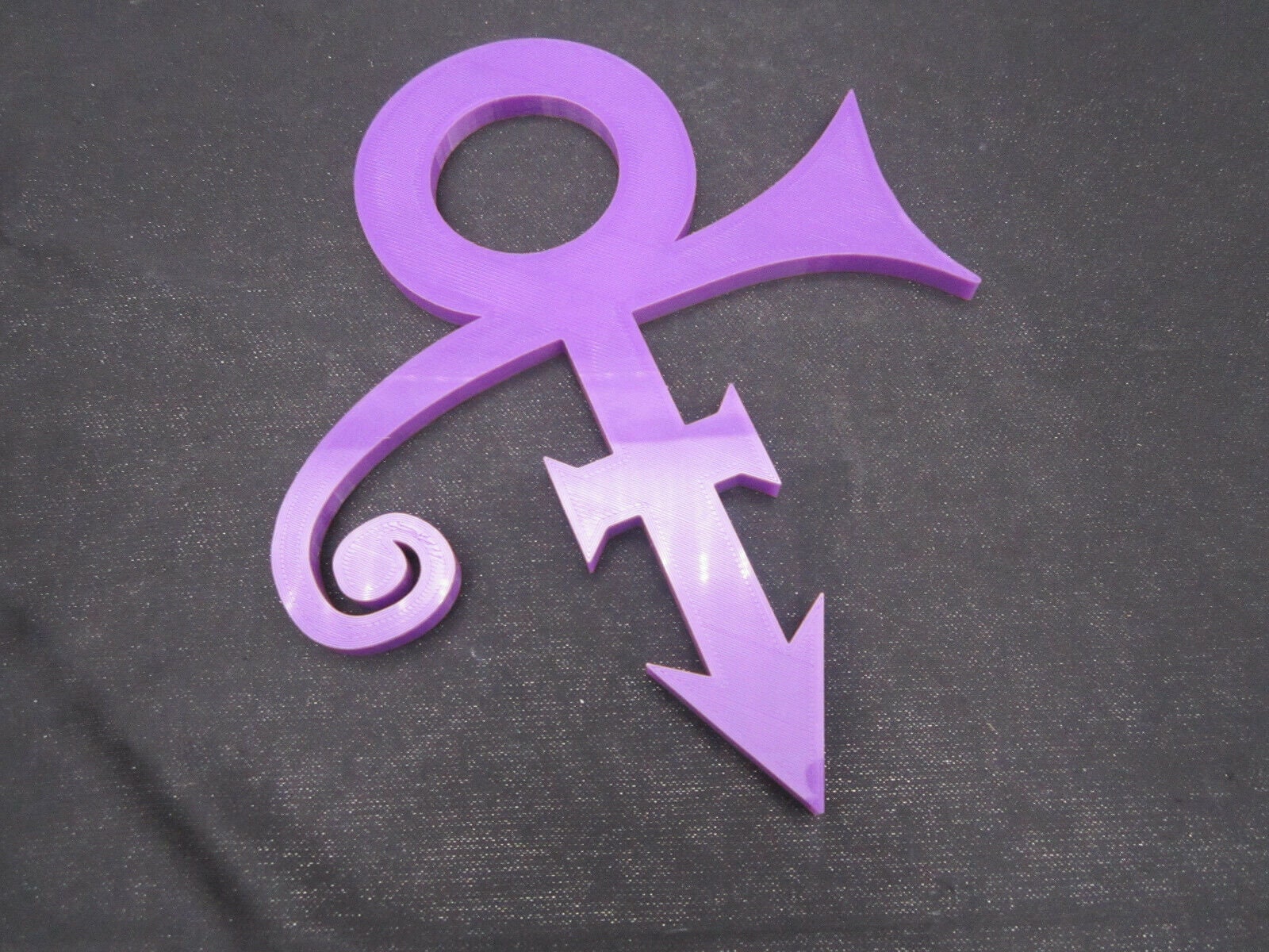 Prince Symbol 3D Wall Art (purple 7 Tall)