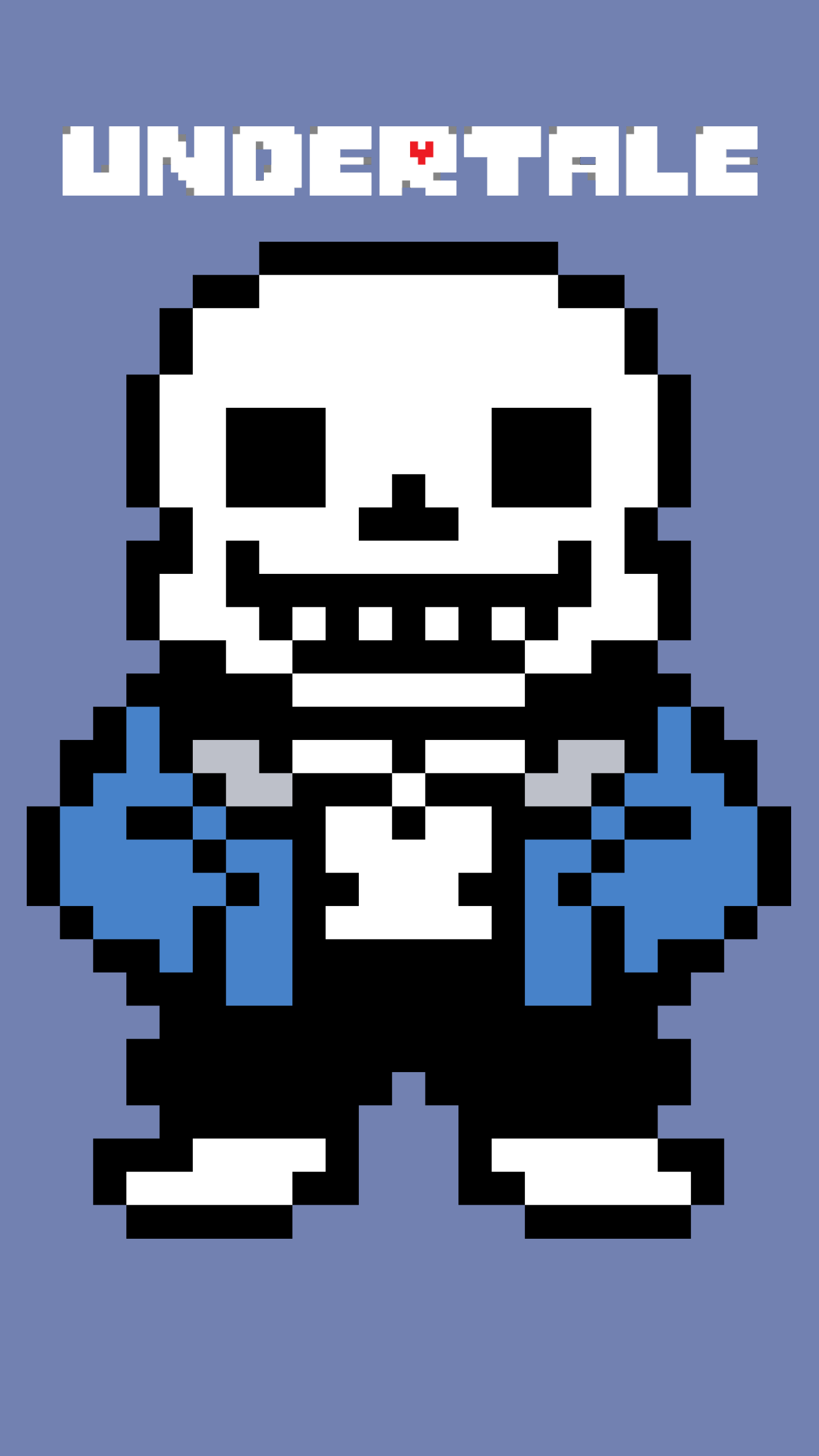 OC An Undertale wallpaper featuring the logo and Sans