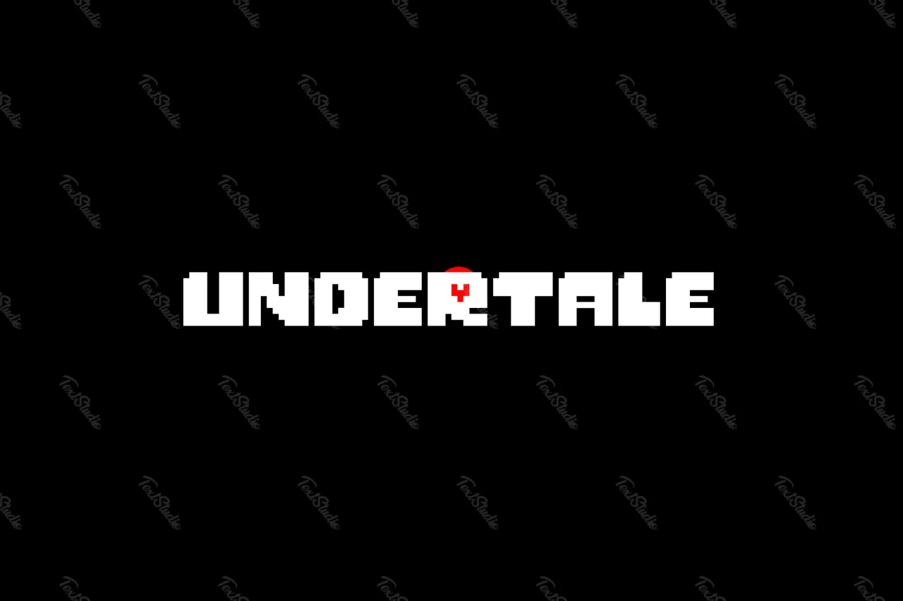 Undertale Logo. Vector File Illustrator PREMIUM