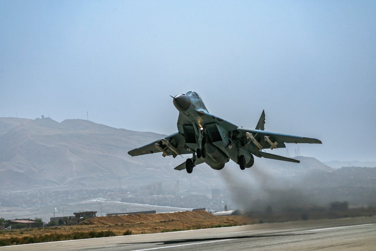 Video Shows Iranian MiG 29 Warplane Patrol Skies In Show Of Force