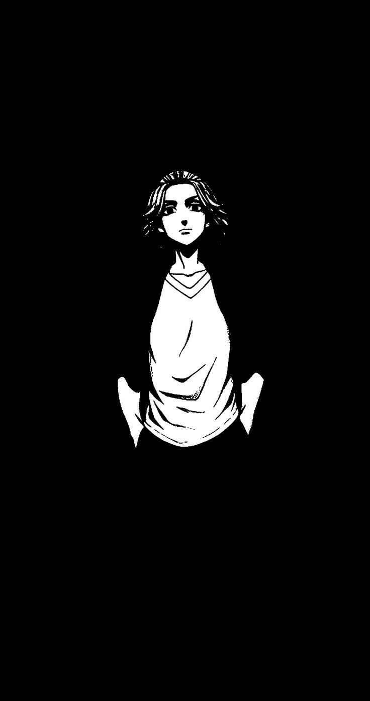 Mikey White And Black Phone Wallpaper