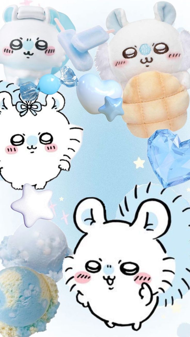 momonga #chiikawa #lightblue #blue #cute #kawaii #pastelaesthetic