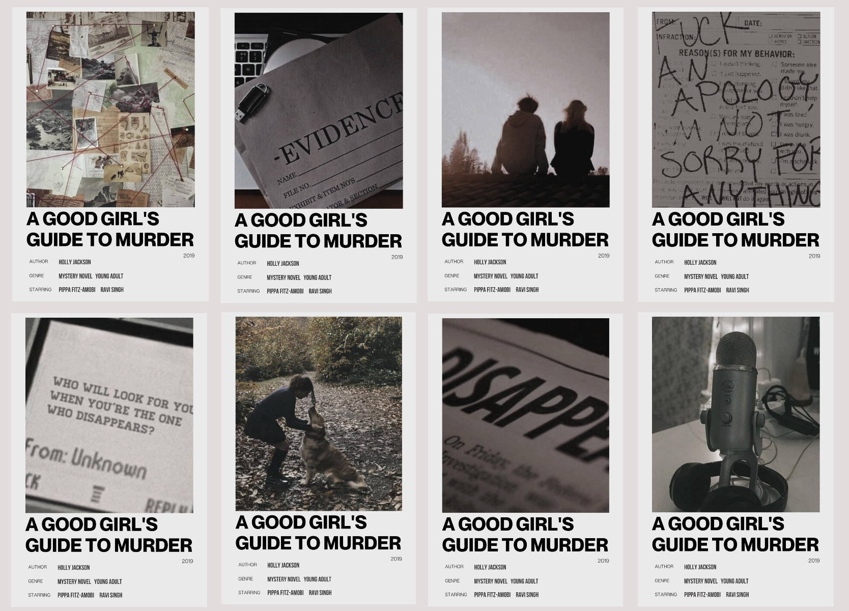 A Good Girl's Guide to Murder Aesthetic Polaroid