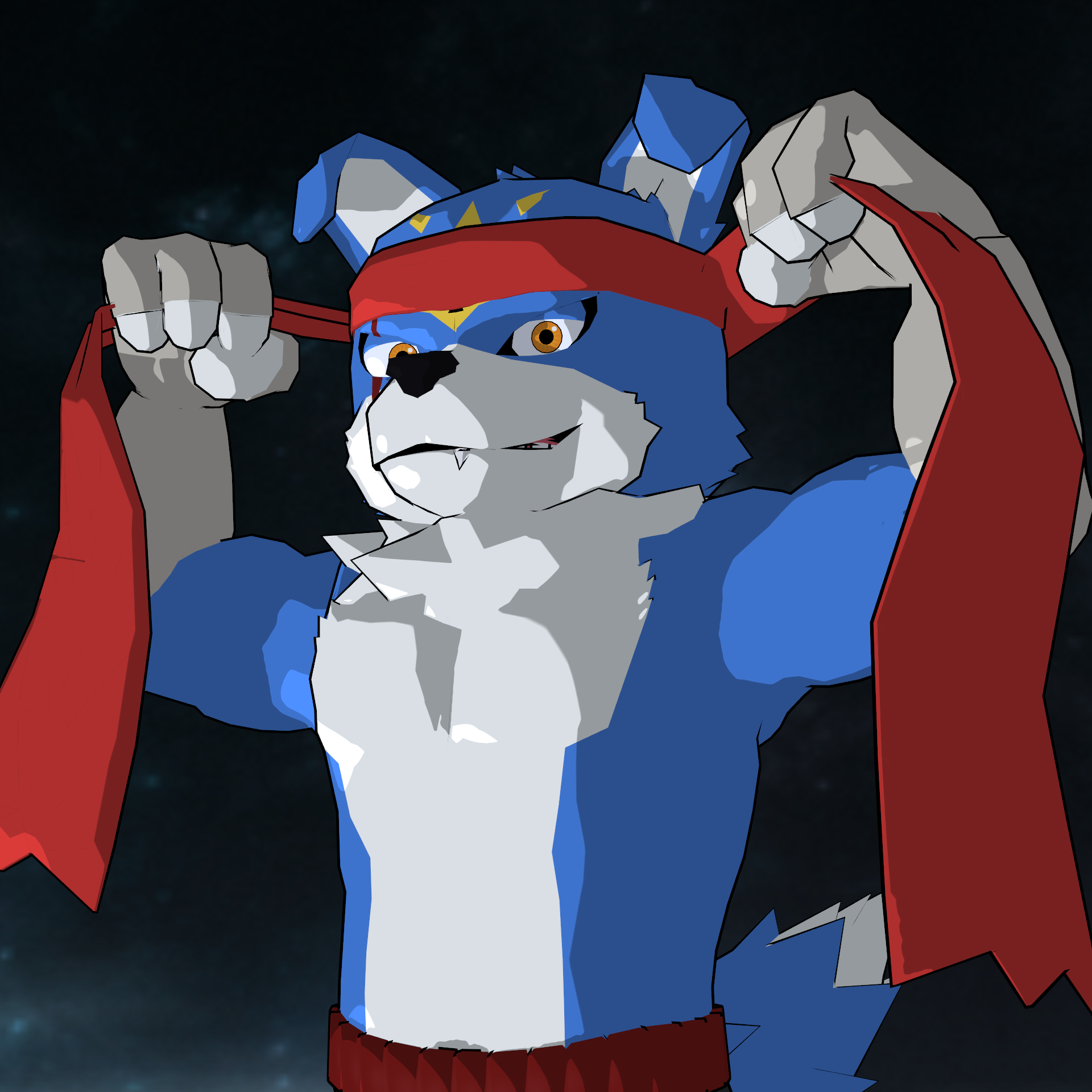 Gaomon getting ready by JarfoxFurryside - Fur Affinity [dot] net