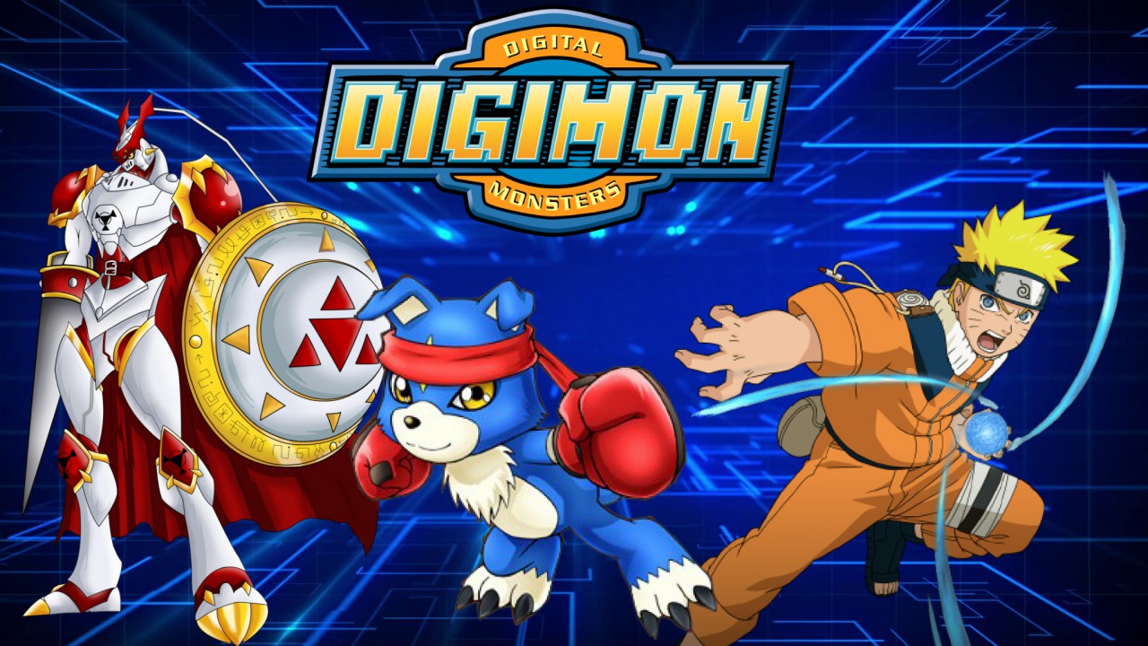 Dukemon Naruto and Gaomon by Mattmon_X4 - Fur Affinity [dot] net
