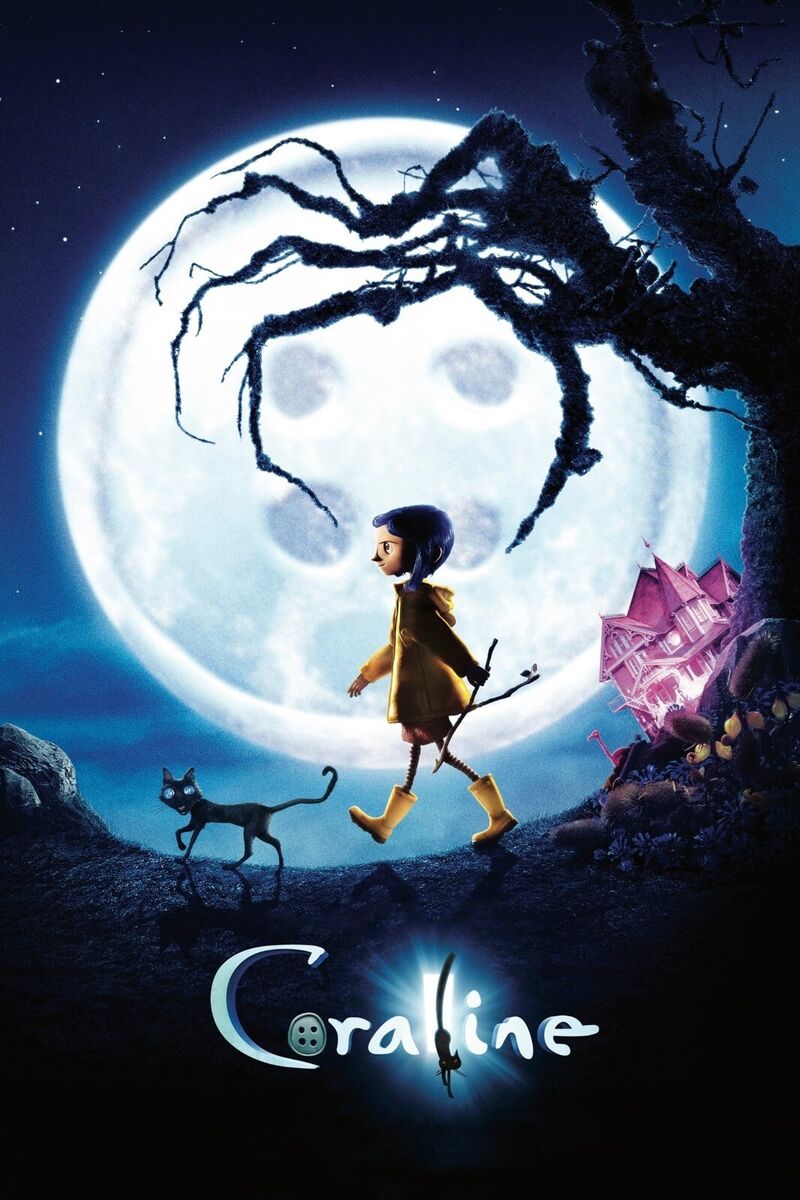 Coraline Movie Poster 11X17 Mel Cat April Dakota Fanning Teri Hatcher