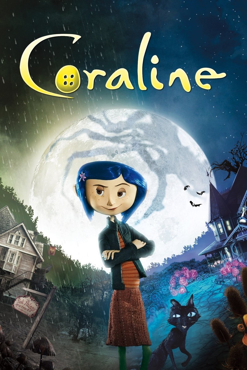 Coraline Movie Poster 11X17 Mel Cat April Dakota Fanning