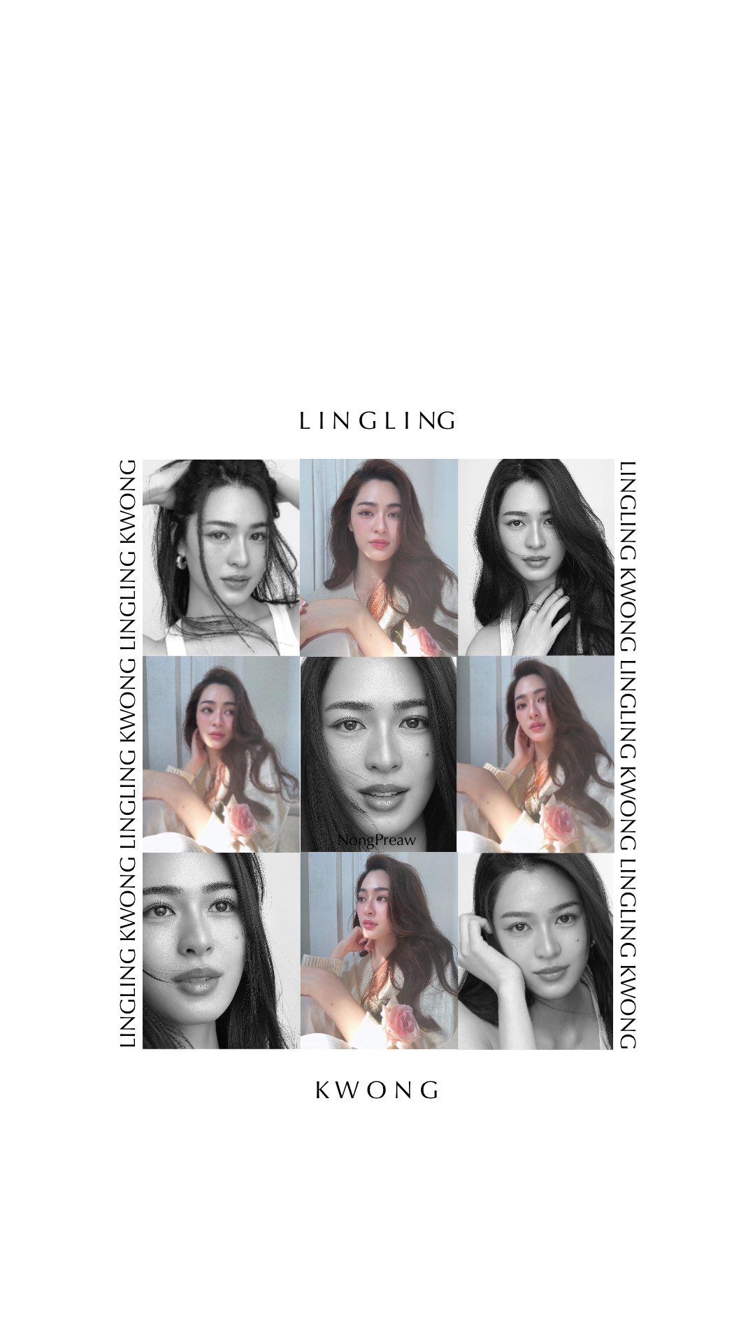 น้องแพว LINGLING KWONG White & Black ver. ⎯୧ ⋆·˚ ༘ * ( เผื่อแบบภาพไม่ชัดคับ ), pls retw / fav ᯓ
