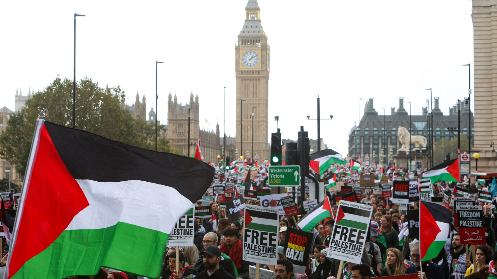 Protests Held Around the World in Support of Palestinians