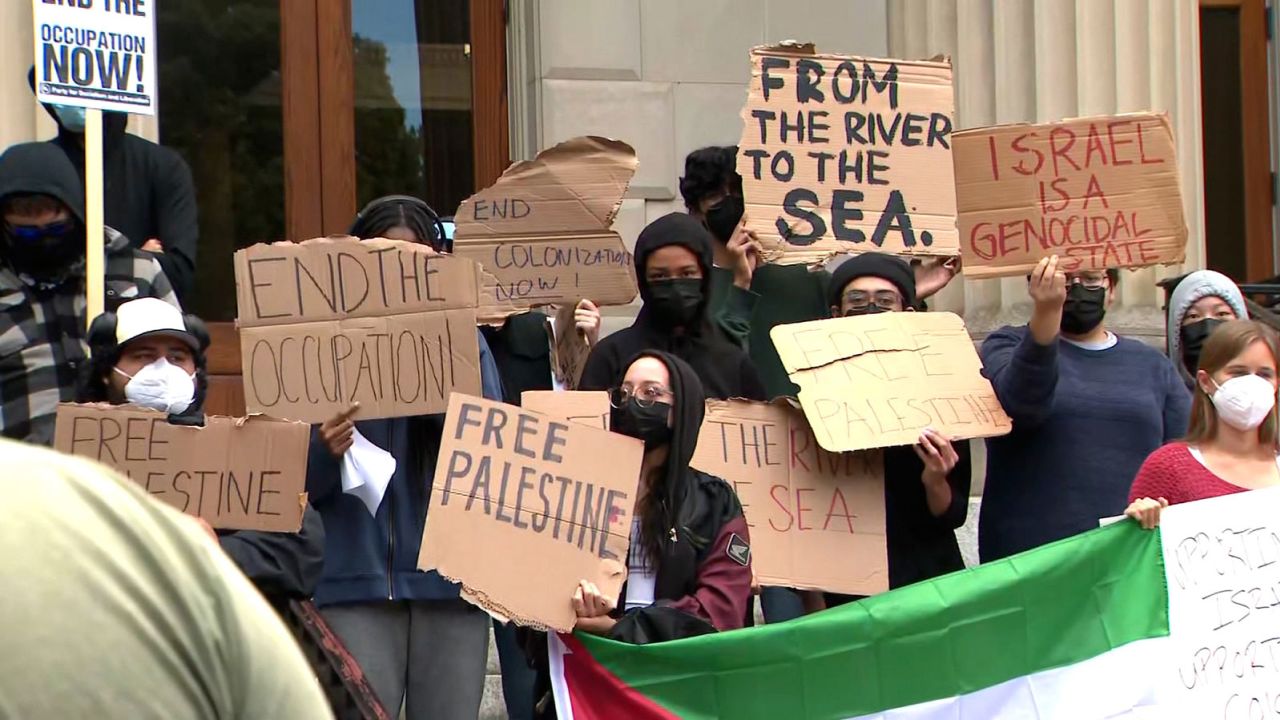 Protests erupt across US college campuses after Hamas attacks
