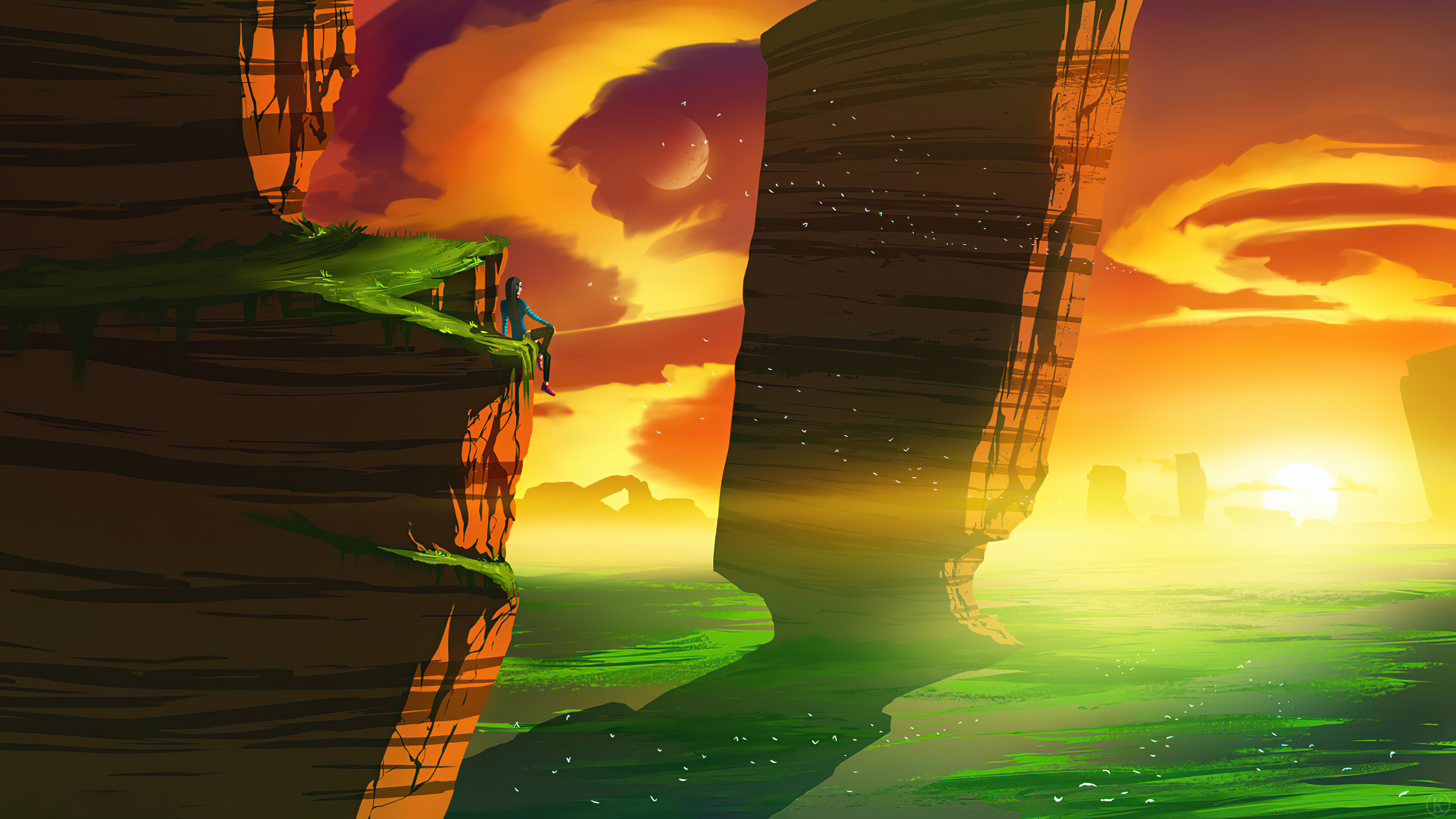 Sunset Chill 5k Laptop Full HD 1080P , HD 4k Wallpaper Image, Background, Photos and Picture