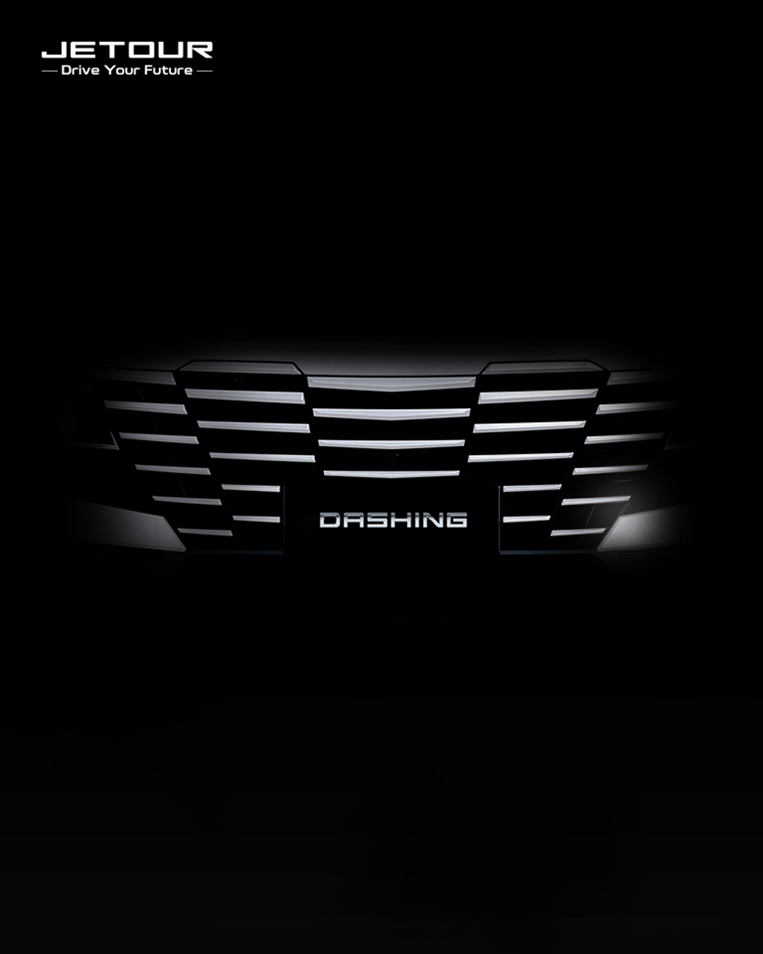 JETOUR AUTO stylish grille to support a majestic stance on the upcoming #Jetour #DASHING