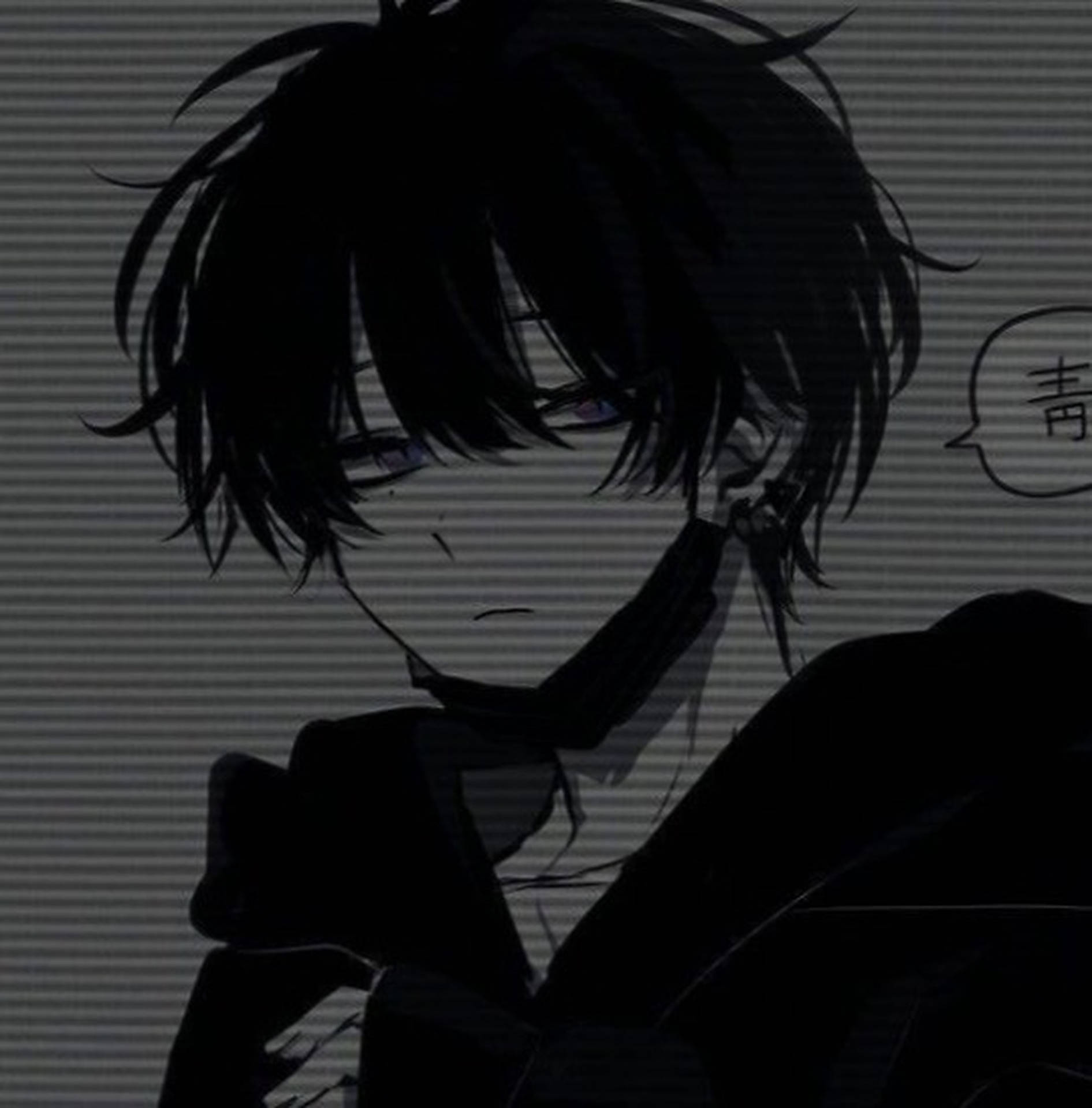 Download Emo PFP Glitch Art Wallpaper