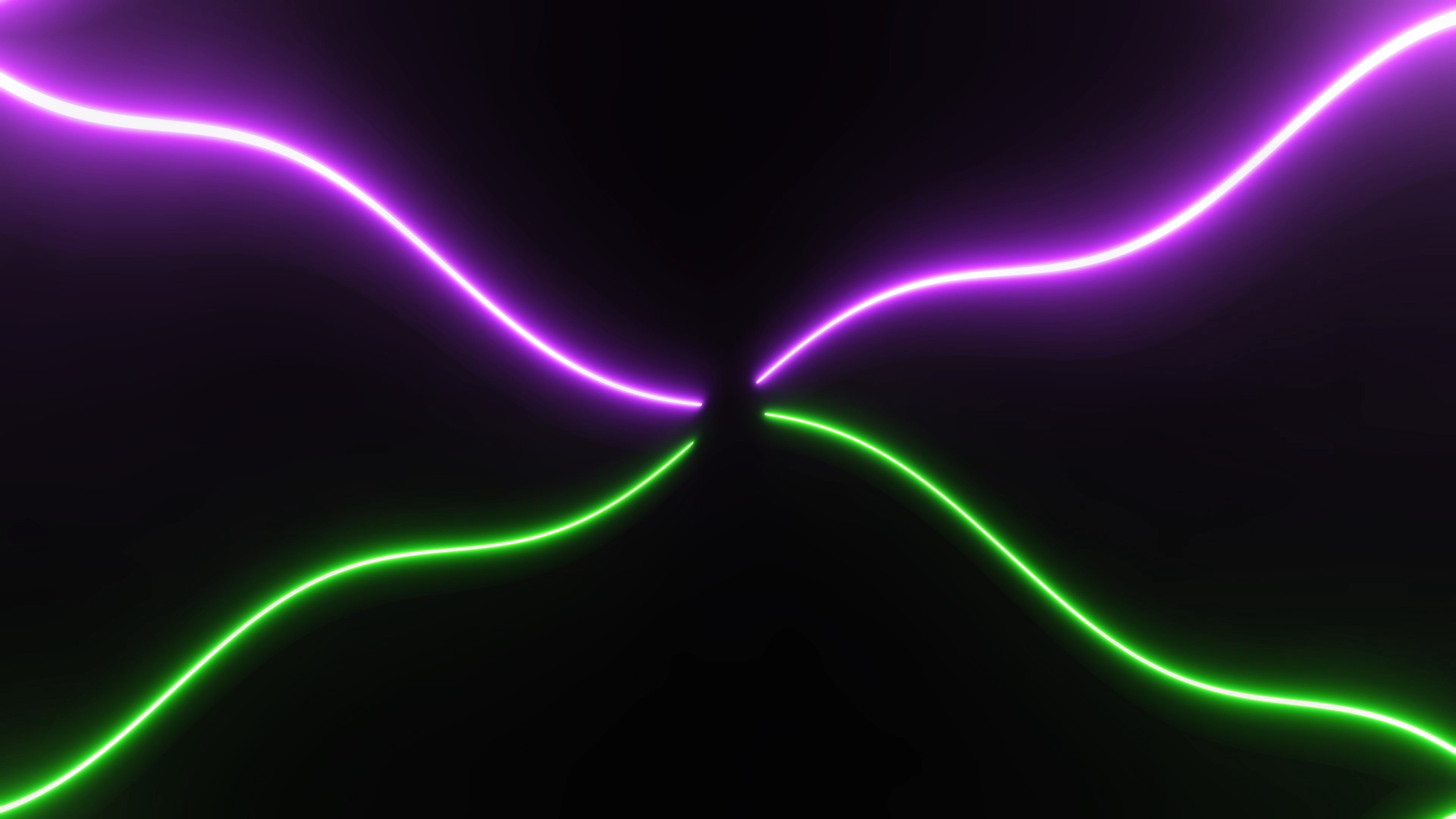Live Wallpaper 4k Purple Green Neon Background Video