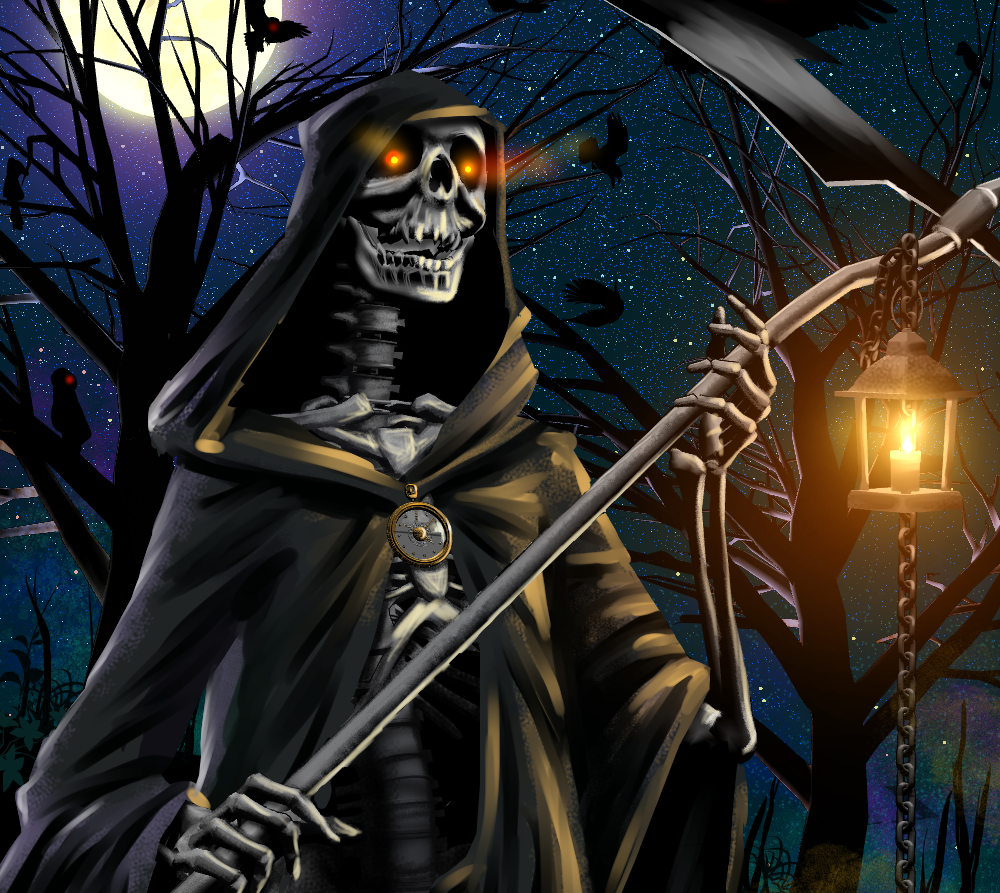 The Grim Reaper by stelamoris better art. CLIP STUDIO TIPS