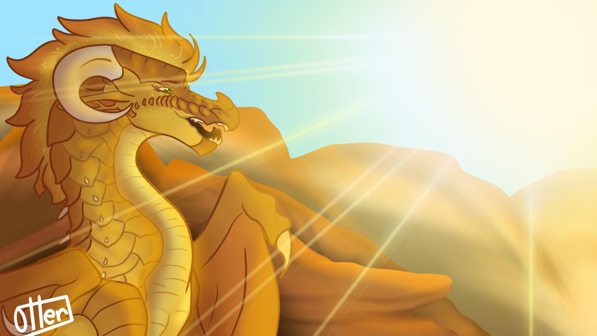 Sunny from wings of Fire, Art