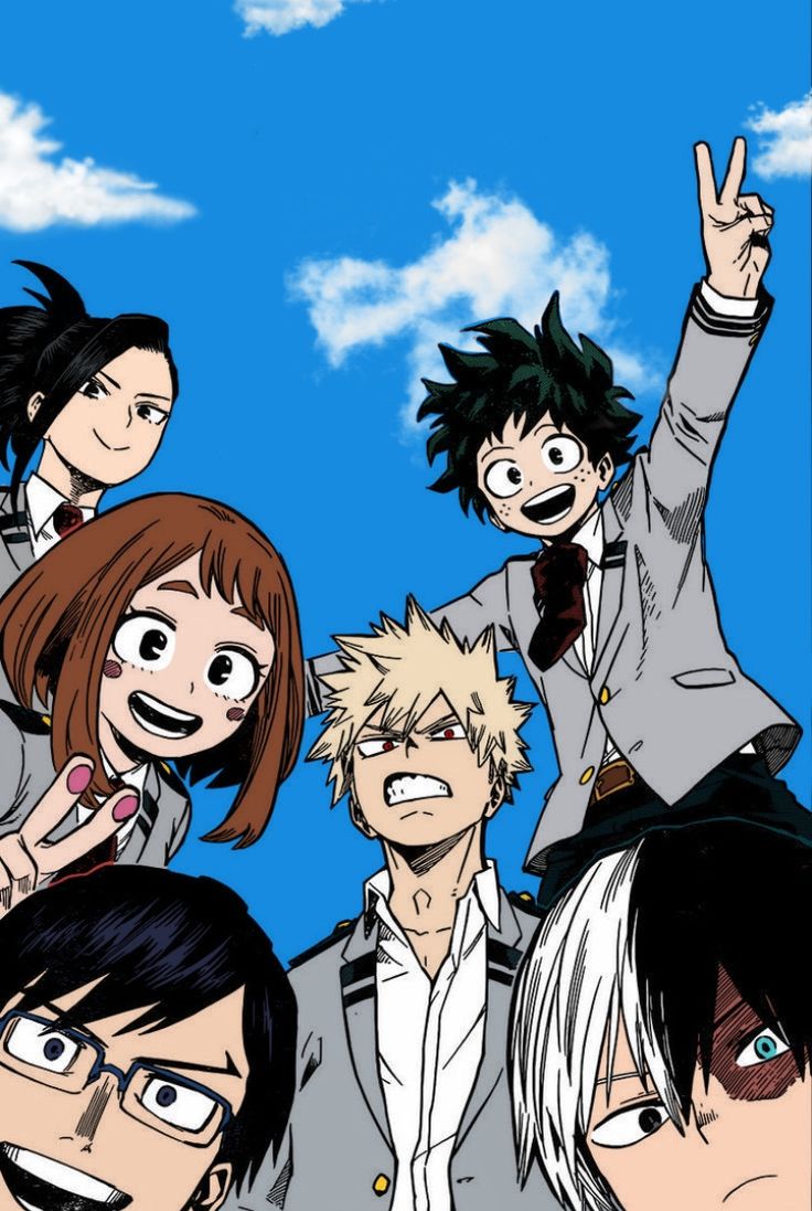 bnha manga panel wallpaper