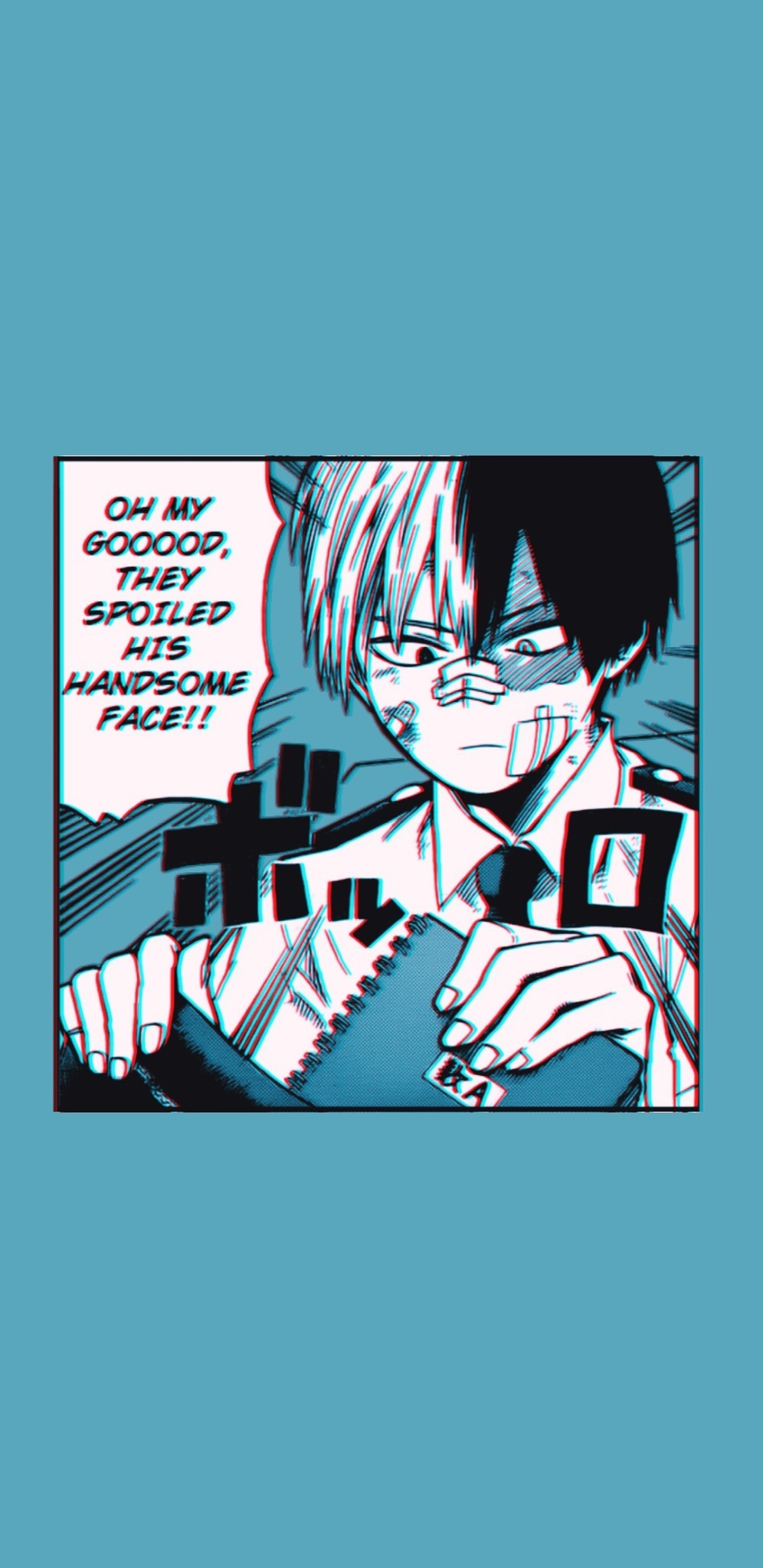 TODOROKI SHOUTO- My Hero Academia Wallpaper/ Lockscreen
