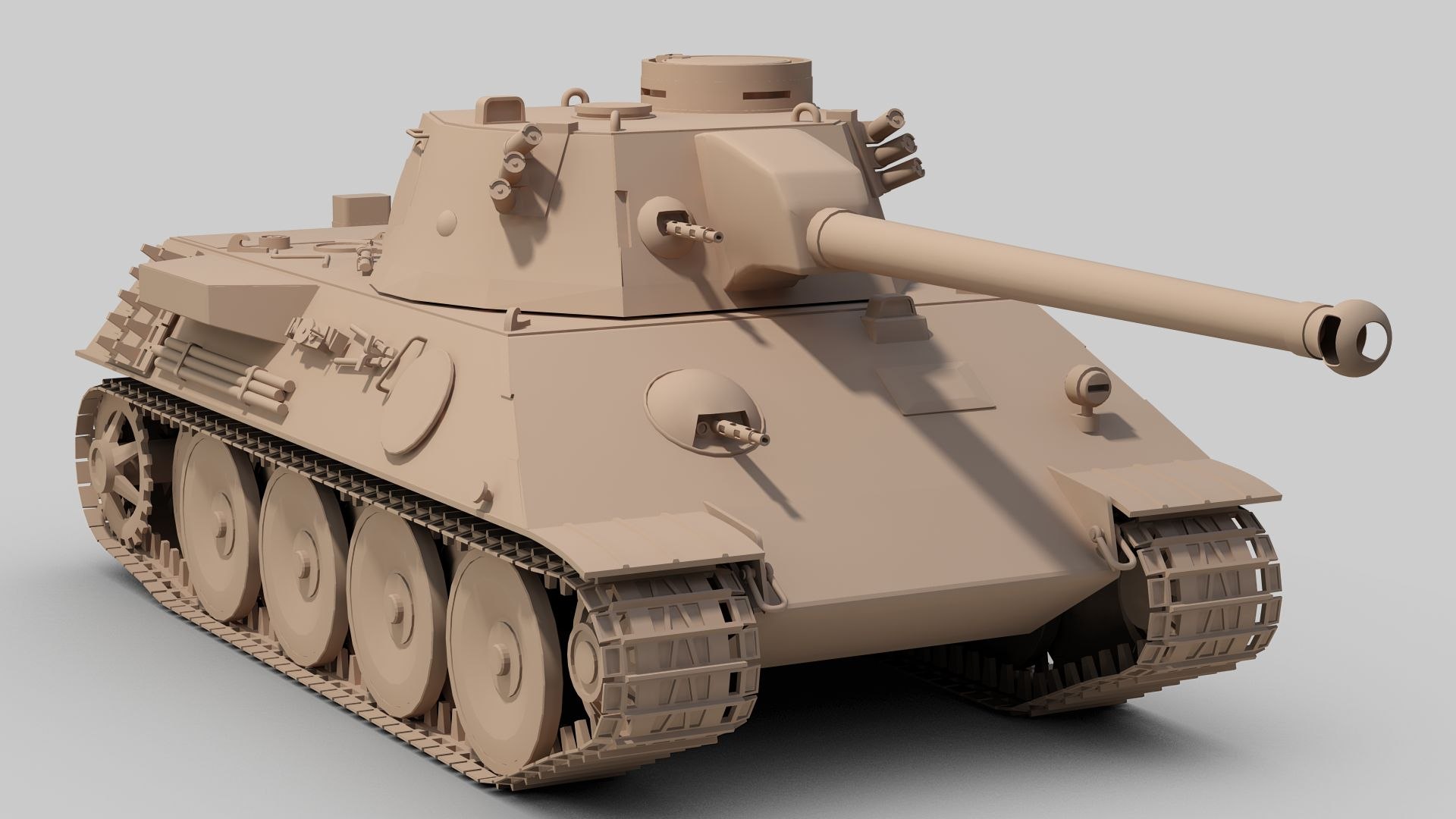 3D VK 3002 Tank Project Model