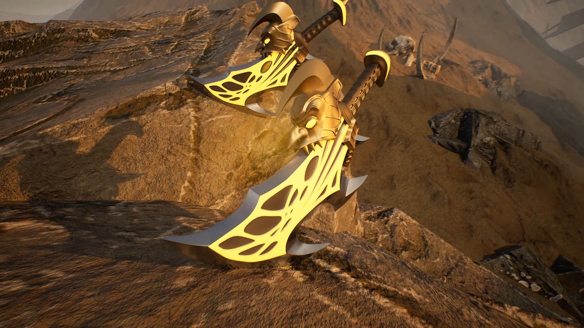 A recent render we made of the Blades of Exile from God of War 3