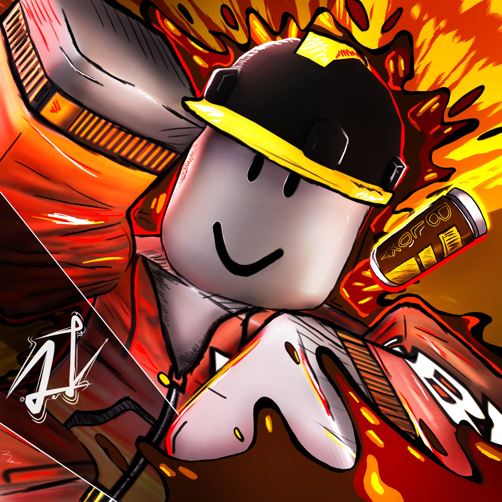 ZZ commission for someone on Fiverr ❤️ cola inspired lol