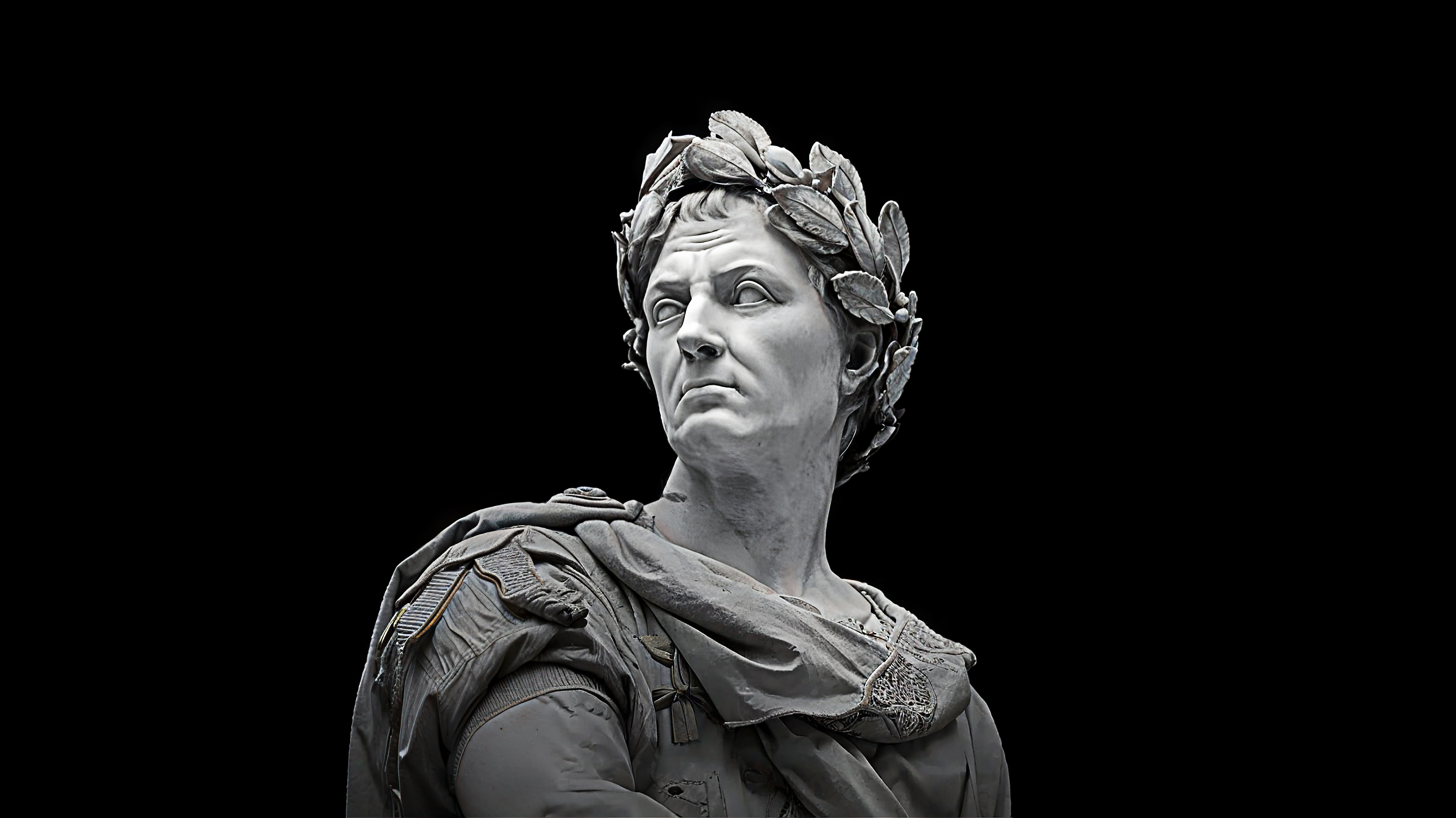 wallpaper 8k julio cesar statue in high definition
