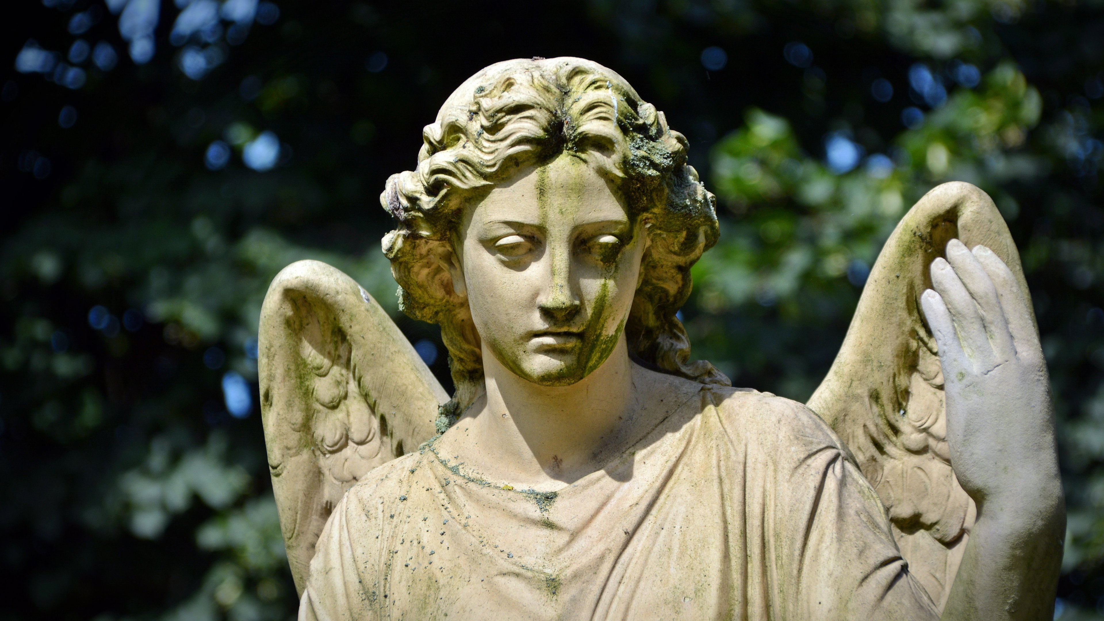 Angel Statue Desktop Wallpaper 96861