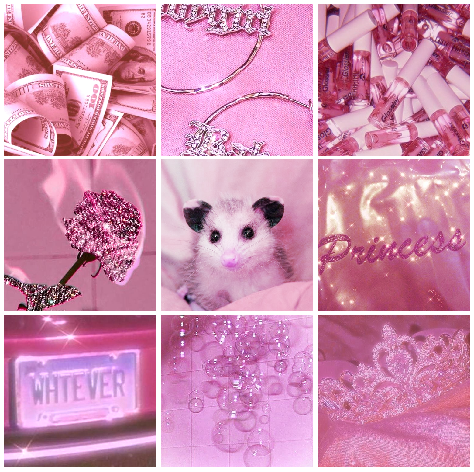 Pink Possum Y2K custom on Toyhouse