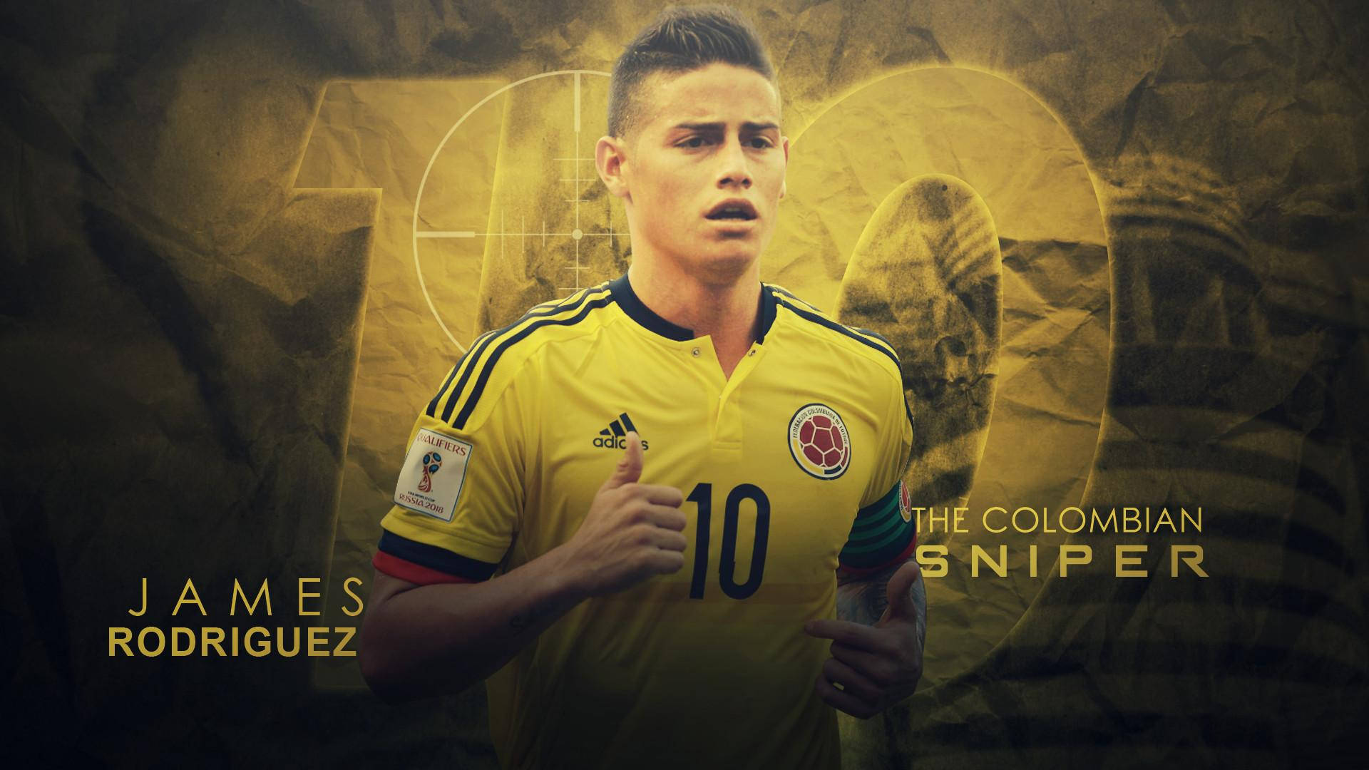 Download Columbian Sniper James Rodriguez Wallpaper