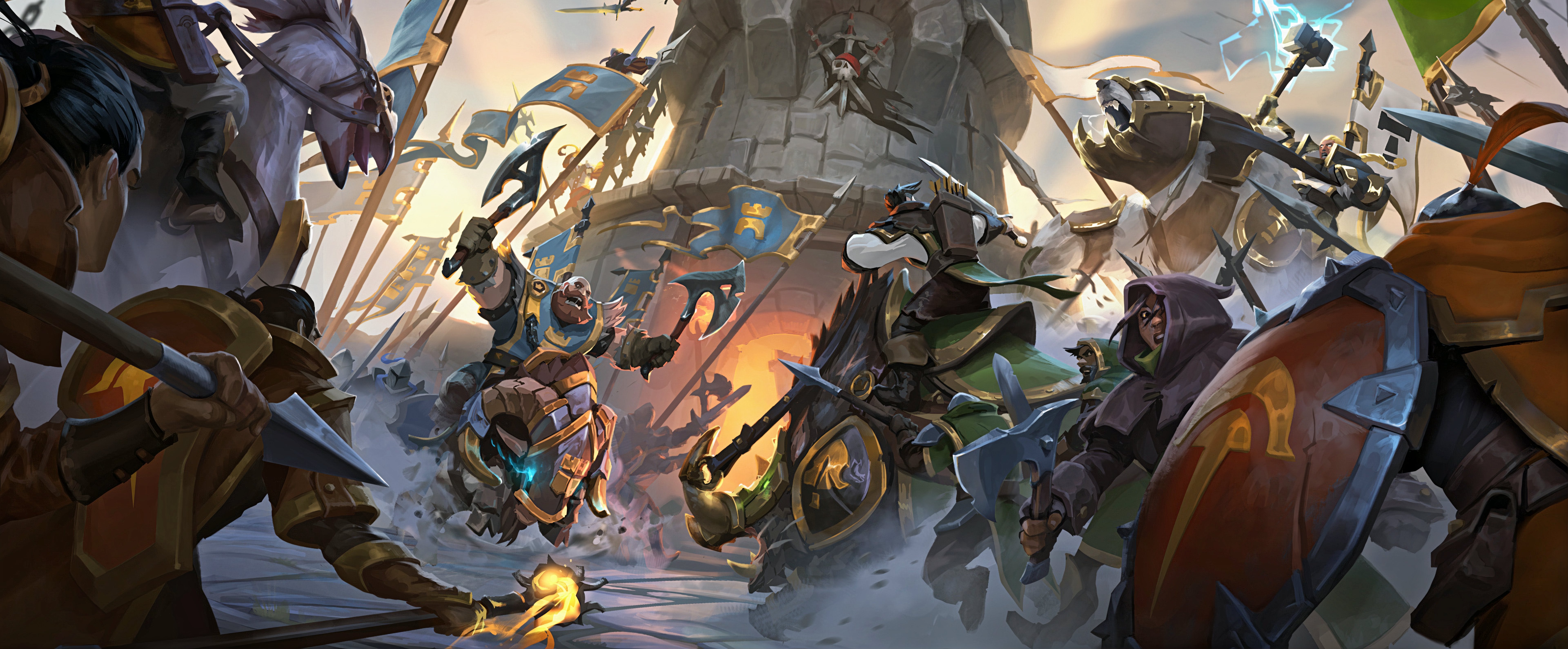 Call To Arms 8k Background, Enjoy