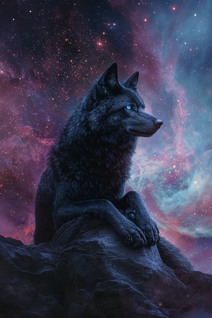 The Spiritual Meaning of Black Wolves