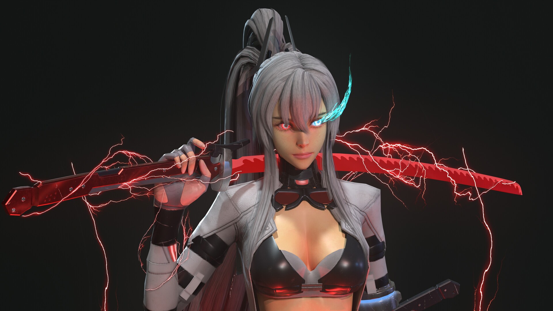 Lucia Crimson Weave FanArt from Punishing Gray Raven