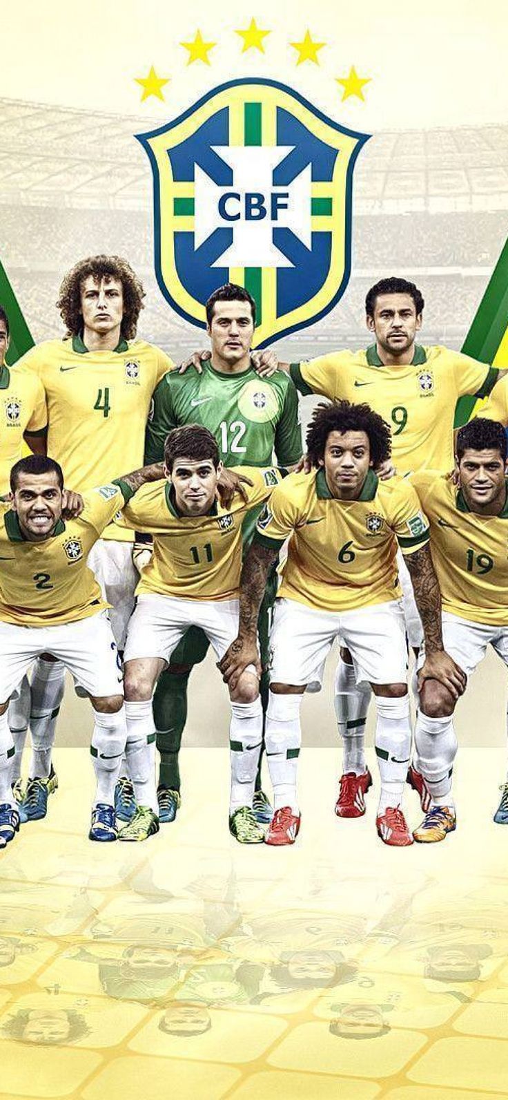 HD Cool Wallpaper Brazil National Team