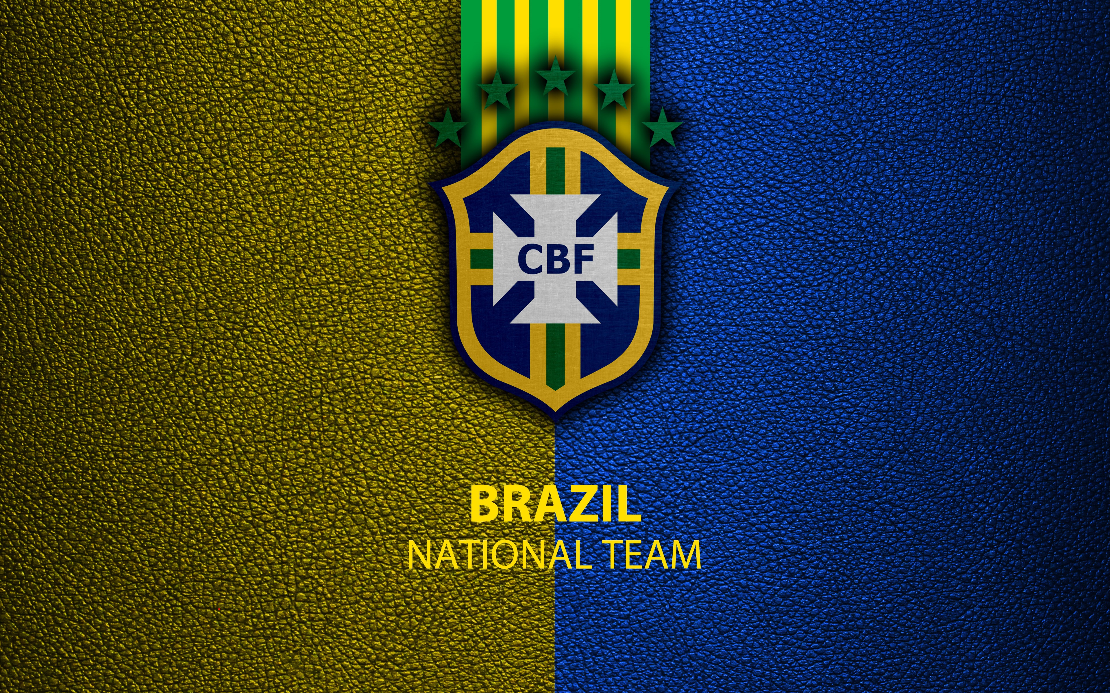 Wallpaper wallpaper, sport, logo, football, Brazil, National team for mobile and desktop, section спорт, resolution 3840x2400