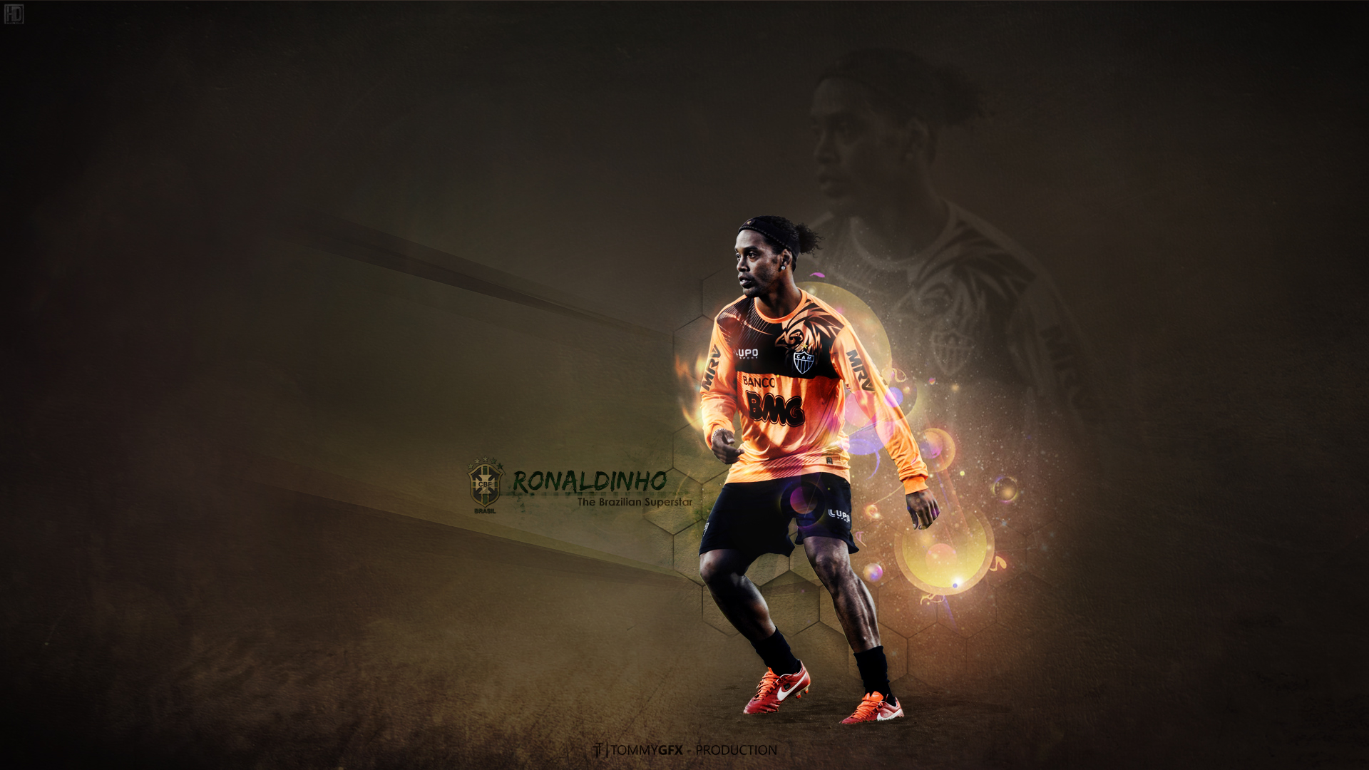 Ronaldinho. HD Football Wallpaper