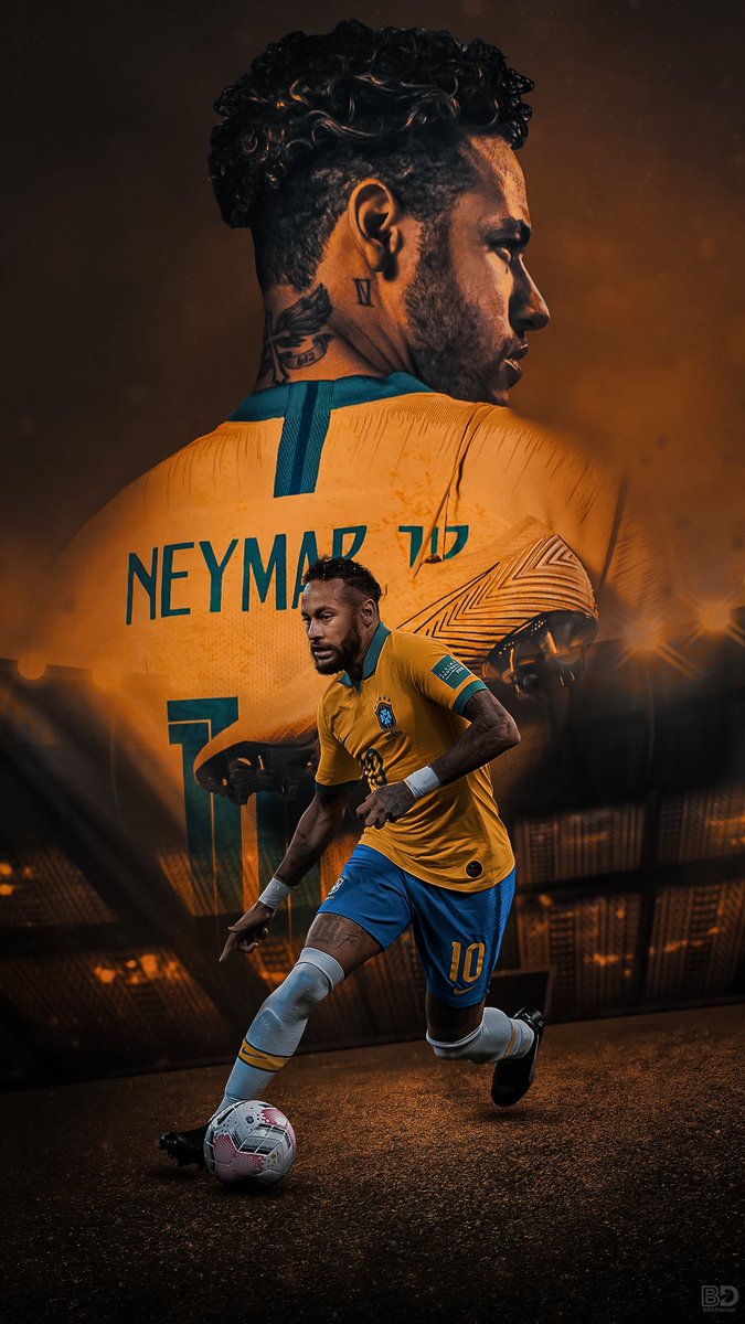 B A D R - Designs Mobile Wallpaper BADR Design. #Neymar #Brazil #football #Art #Design #wallpaper