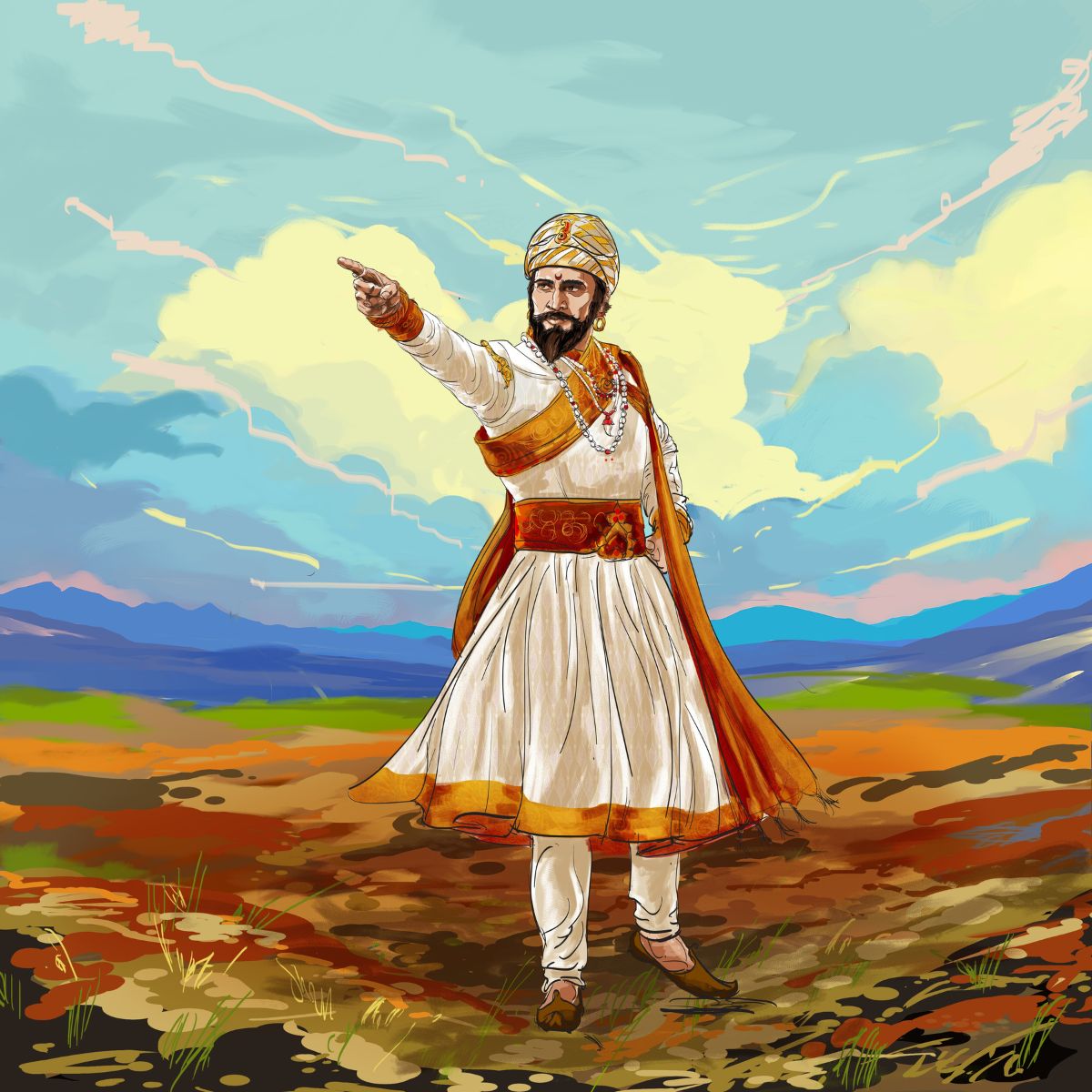 Chhatrapati Shivaji Maharaj The Great Emperor Wallpaper for Wall®