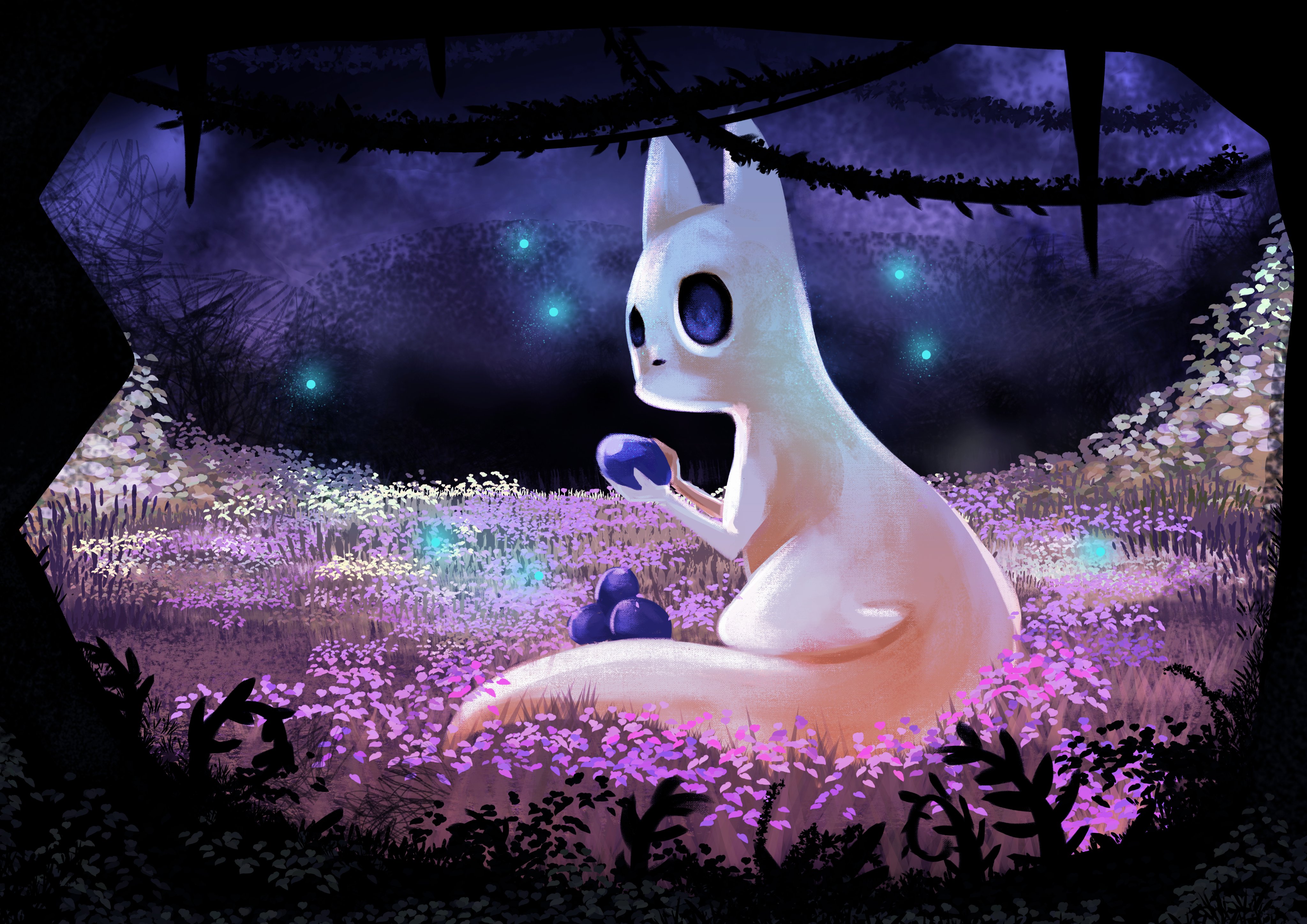 Willow (comms closed) Slugcat art #Rainworld #slugcat #rainworldfanart